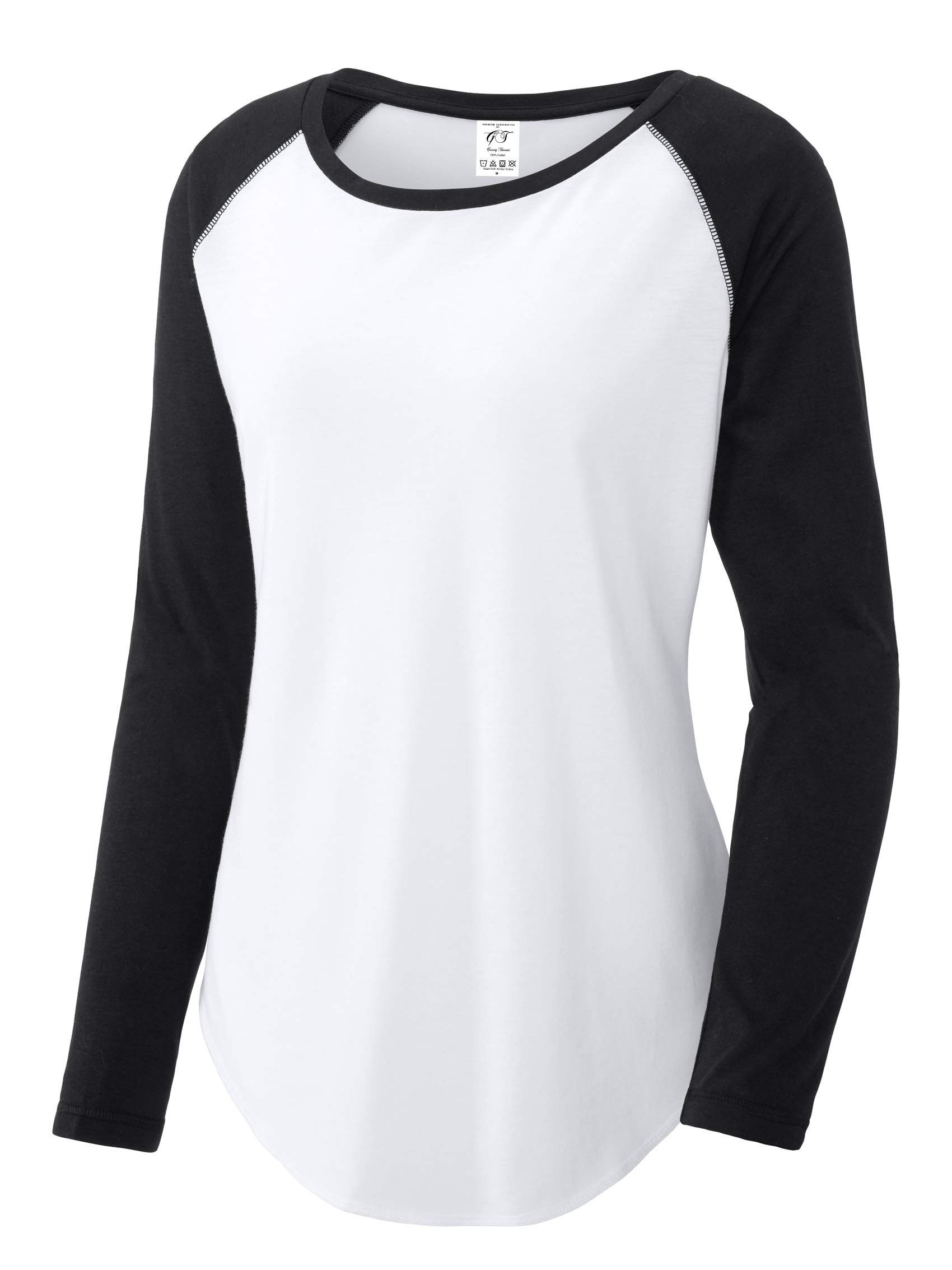 Gravity Threads Women's Tri-Blend Moisture Wicking Performance Scoop Neck Long Sleeve Shirt - Breathable Workout Top for Yoga, Running & Gym