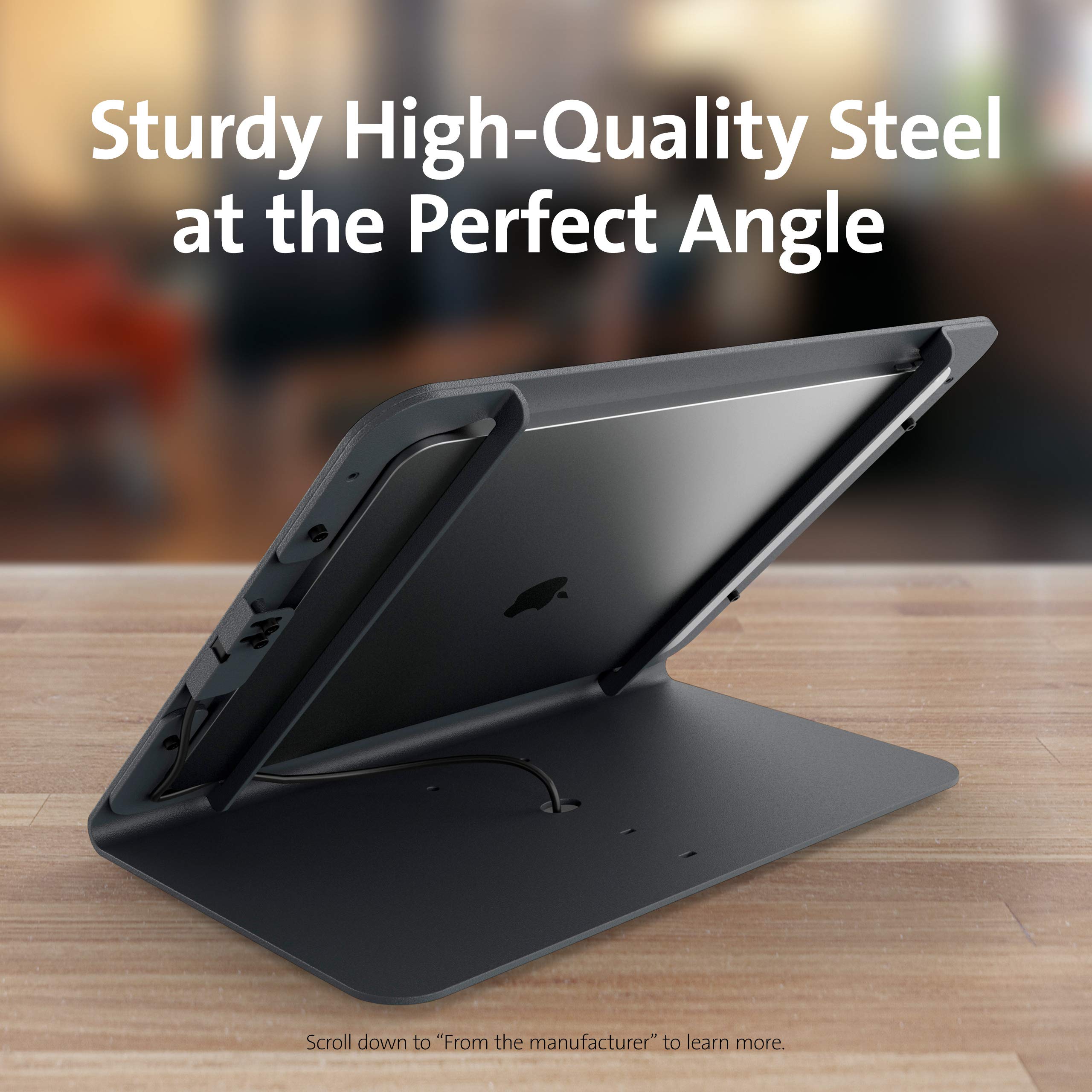 Kensington Windfall® Adjustable Stand for iPad Pro 12.9-inch (3rd Gen) - Premium Tablet Holder with Secure Grip (Model K67931US) - Perfect for Home Office, Desk Work & Digital Drawing
