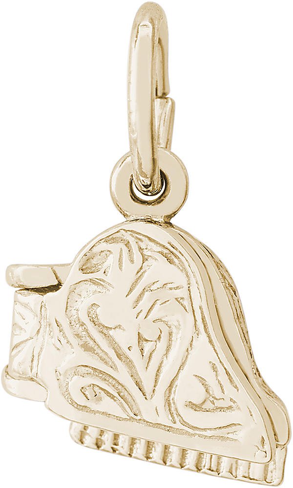 Rembrandt Piano Charm Sterling Silver Pendant - Elegant Musical Jewelry Gift for Pianists, Music Lovers & Teachers - Perfect for Birthdays, Anniversaries & Special Occasions