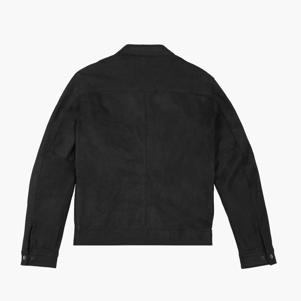 Men's Black Matte Racer Jacket - Lightweight Motorcycle Biker Jacket for Street Riding & Casual Wear | Water-Resistant & Stylish Outerwear