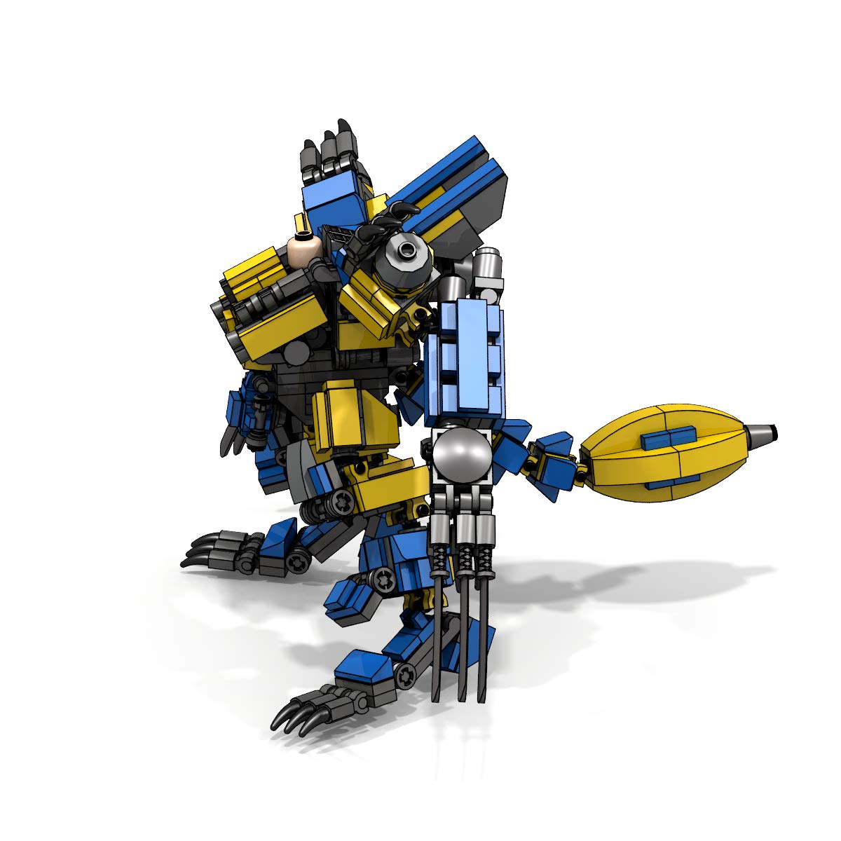 Original Series Wolfwere Man MOC Frame Mech Building Blocks Robot - 423 Pieces STEM Toy for Adults & Kids, Creative DIY Construction Set for Robot Enthusiasts, Perfect for Collectors and Educational Play