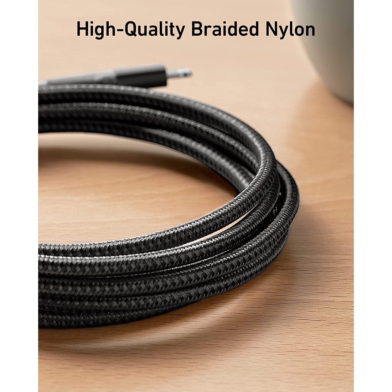 Anker PowerLine II Lightning Cable 3m (10ft) - MFI Certified, Durable TPE, 12000+ Bend Lifespan - Perfect for iPhone Charging at Home, Office, or Travel