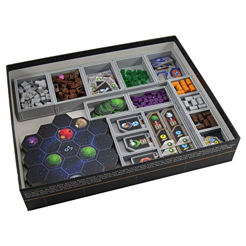 Folded Space Gaia Project Board Game Organizer Insert - Premium Storage Solution for Game Components | Perfect for Board Game Enthusiasts & Organized Game Nights
