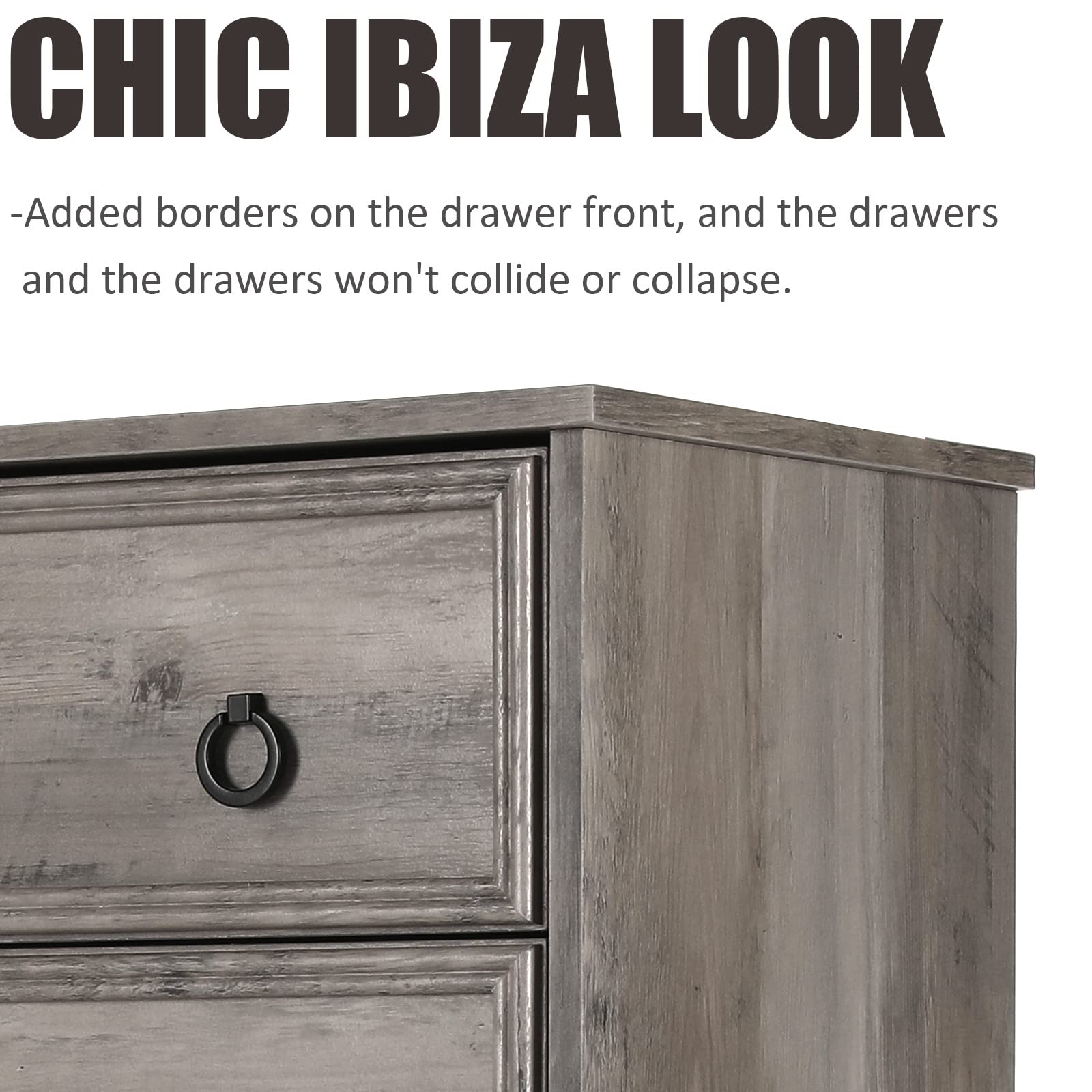 Modern 7-Drawer Dresser for Bedroom - 47.24