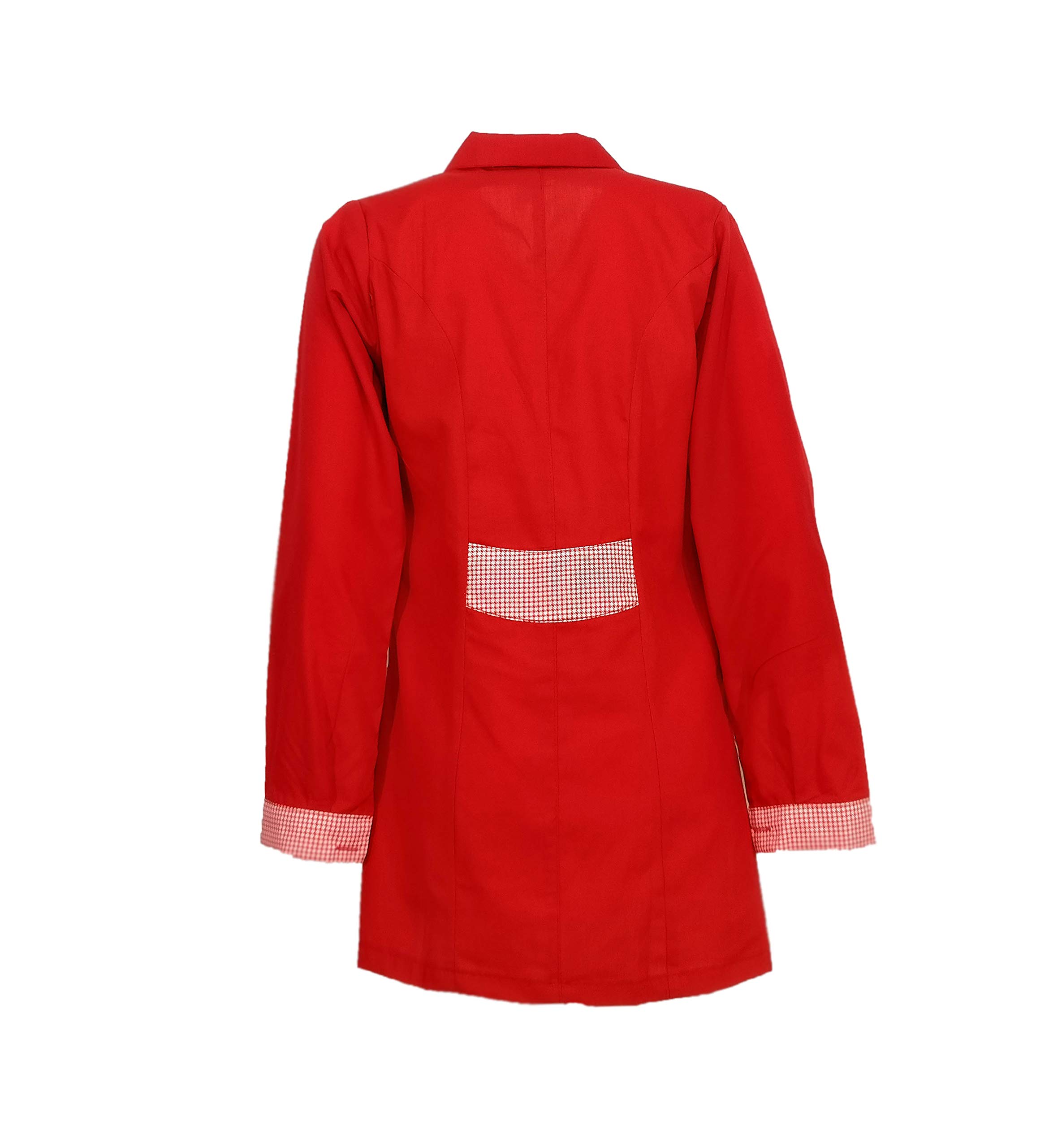 Professional Blue Barber Smock for Hairdressers, Stylists & Estheticians - Comfortable Lounge Wear for Salon, Massage & Beauty Centers