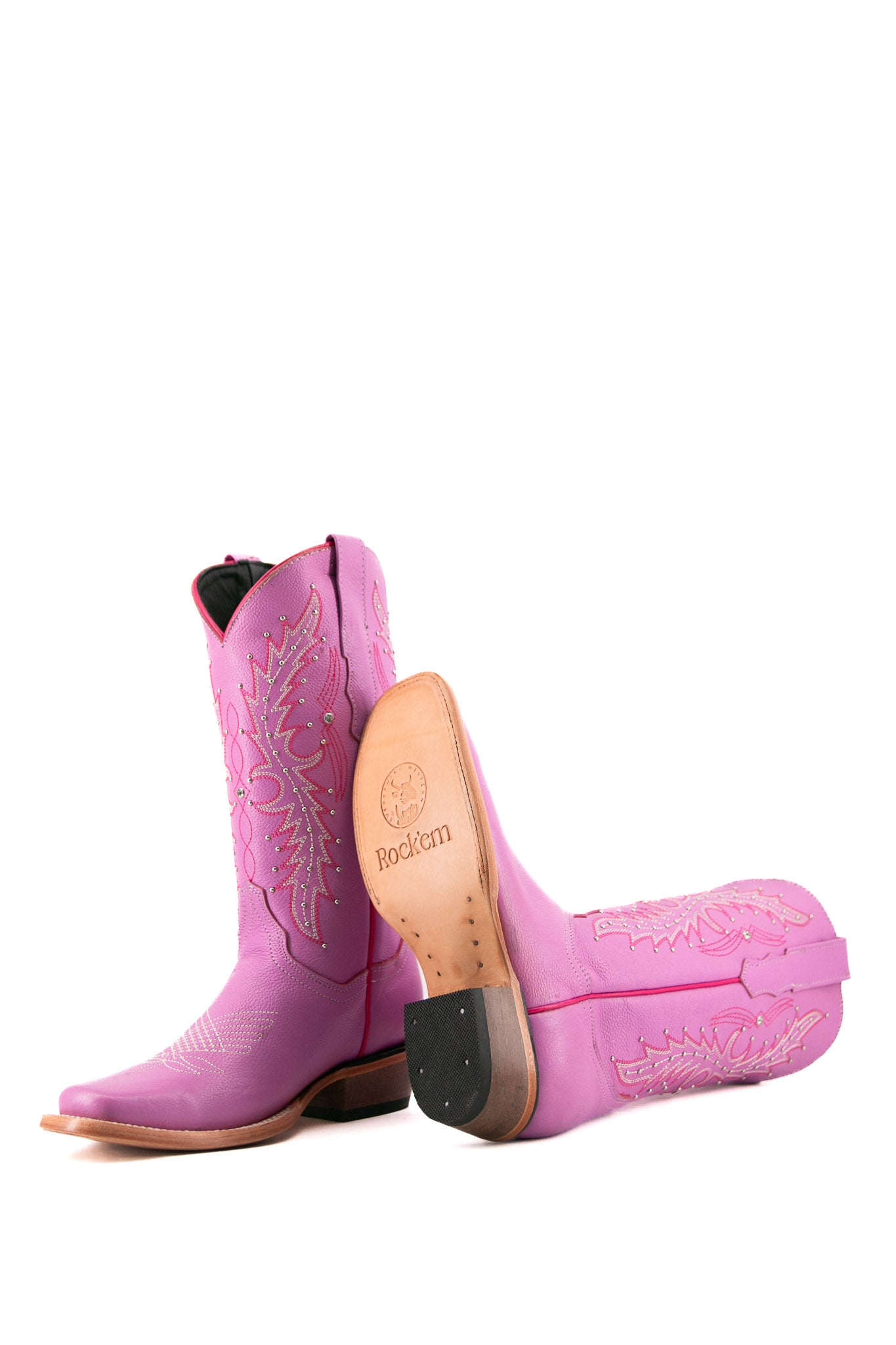 Paulina Frontier Cowgirl Boots for Women - Western Ankle Boots with Leather & Stitching Details - Perfect for Rodeo, Country Dancing & Outdoor Adventures