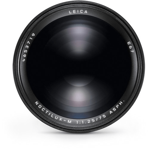 Leica NOCTILUX-M 75mm f/1.25 ASPH Lens for M-Mount Cameras - Perfect for Low Light Photography, Portraits & Professional Videography