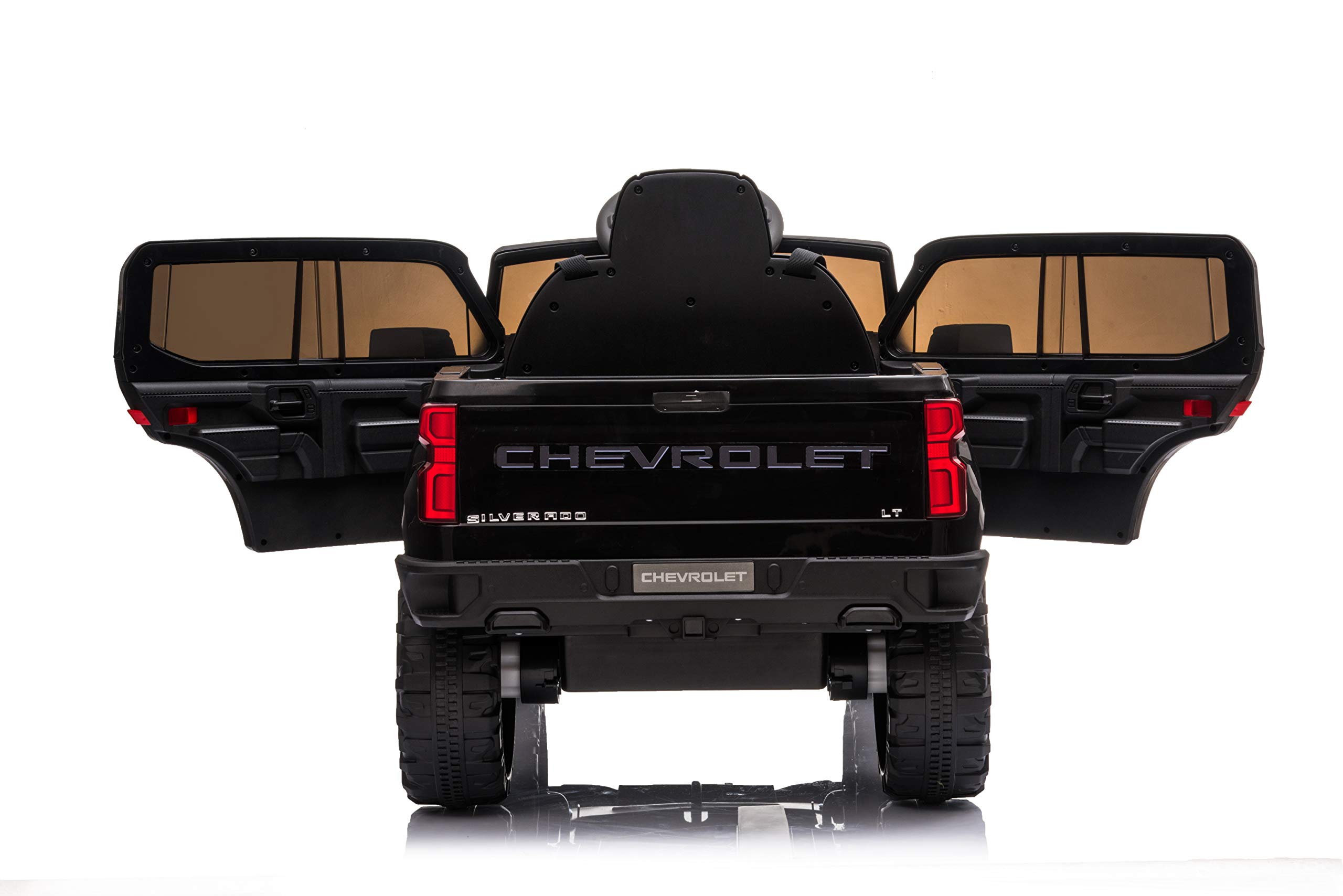 Chevrolet Silverado Trail Boss LT Kids Ride On Truck - 12V Electric Ride-On Car with Parent Remote Control, MP3 Player & LED Lights - Perfect for Outdoor Play & Birthday Gifts