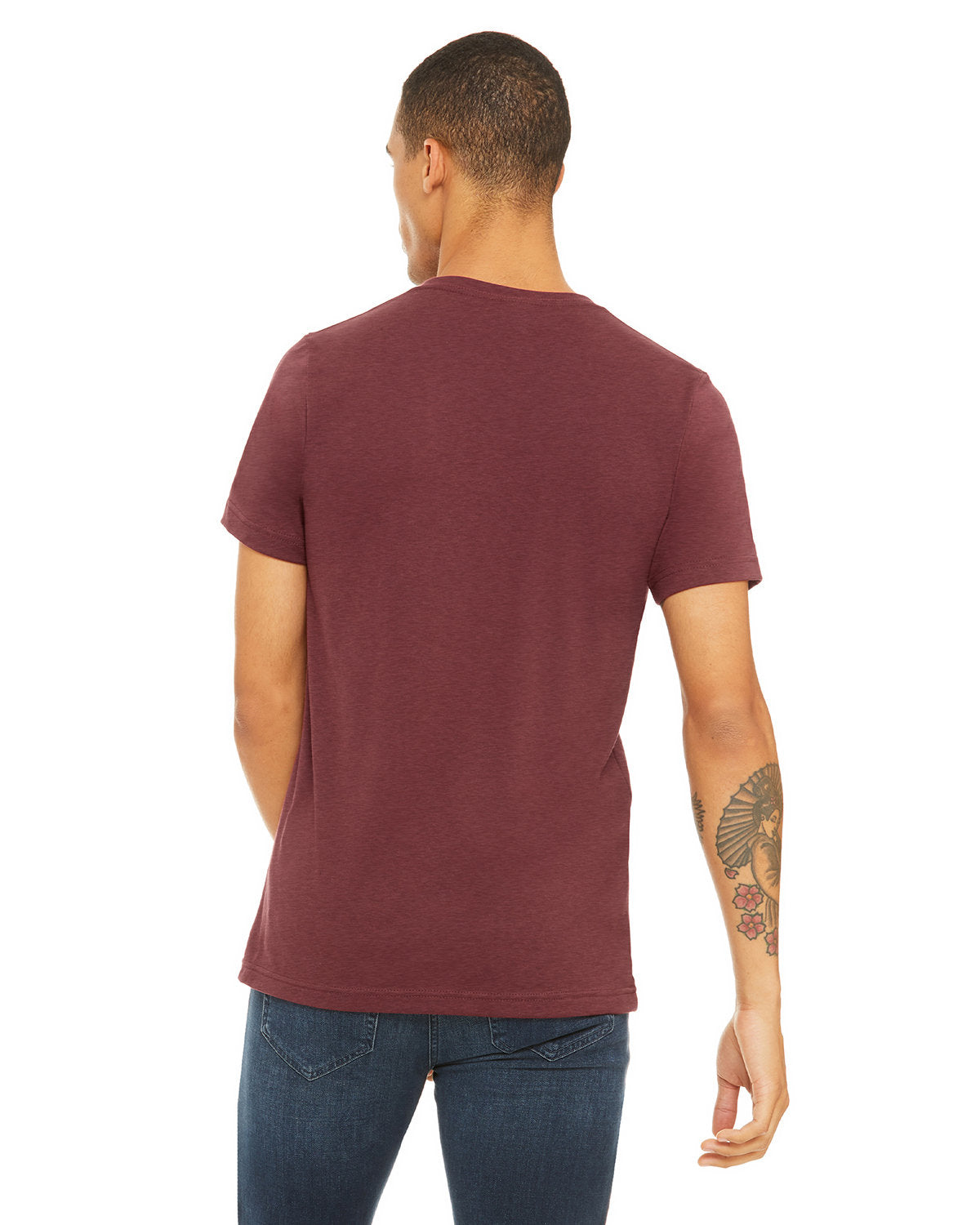Bella + Canvas 3005 Unisex Jersey Short Sleeve V-Neck T-Shirt - Soft Cotton Tee for Men & Women - Perfect for Casual Wear, Screen Printing, and Everyday Comfort