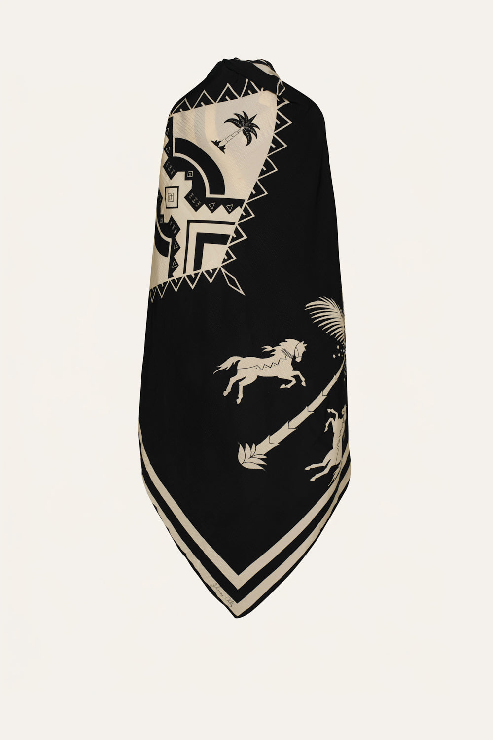 Sacred Equestrian Shawl - Premium Horse Riding Scarf for Equestrians - Perfect for Riding Competitions, Shows & Outdoor Equestrian Events