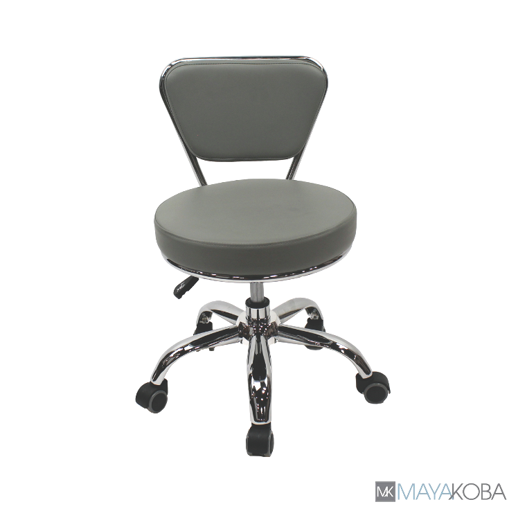 Premium Dayton Pedicure Stool with Adjustable Height - Ergonomic Footrest for Salon & Home Spa - Perfect for Manicurists, Nail Technicians & At-Home Pedicures