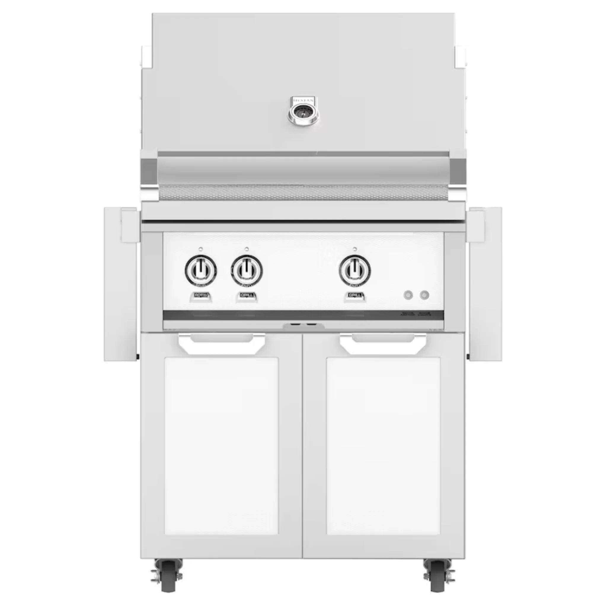 Hestan 30-Inch Freestanding Gas Grill with Double Access Doors - GBR30 GCD30 - Perfect for Outdoor Cooking, Backyard BBQs, and Patio Entertaining