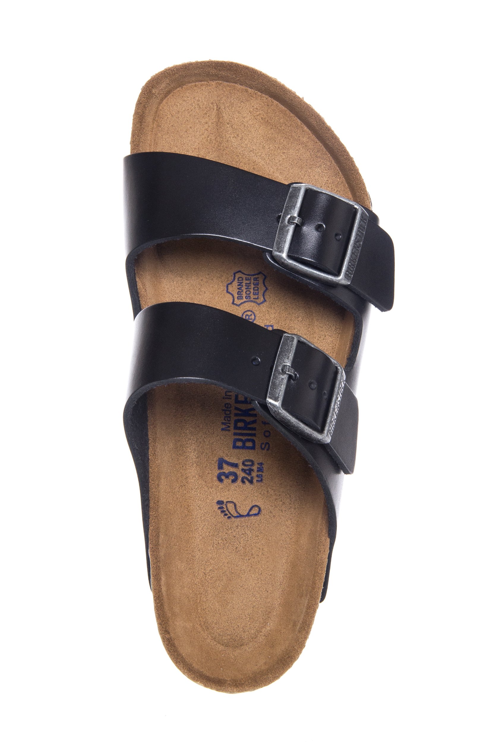 Birkenstock Women's Arizona Soft Footbed Sandals - Comfortable Vegan Leather Slides for Women | Perfect for Casual Wear, Travel & Everyday Comfort
