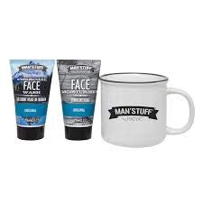 Premium Technic Man's Stuff Mug & Men's Toiletries Gift Set - Perfect for Father's Day, Birthday & Office Gifts for Him