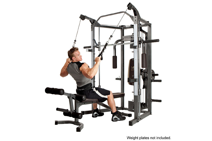 Marcy SM-4008 Smith Machine Home Gym - Full Body Workout Equipment for Strength Training | Perfect for Home Gym, Weight Lifting & Fitness Enthusiasts