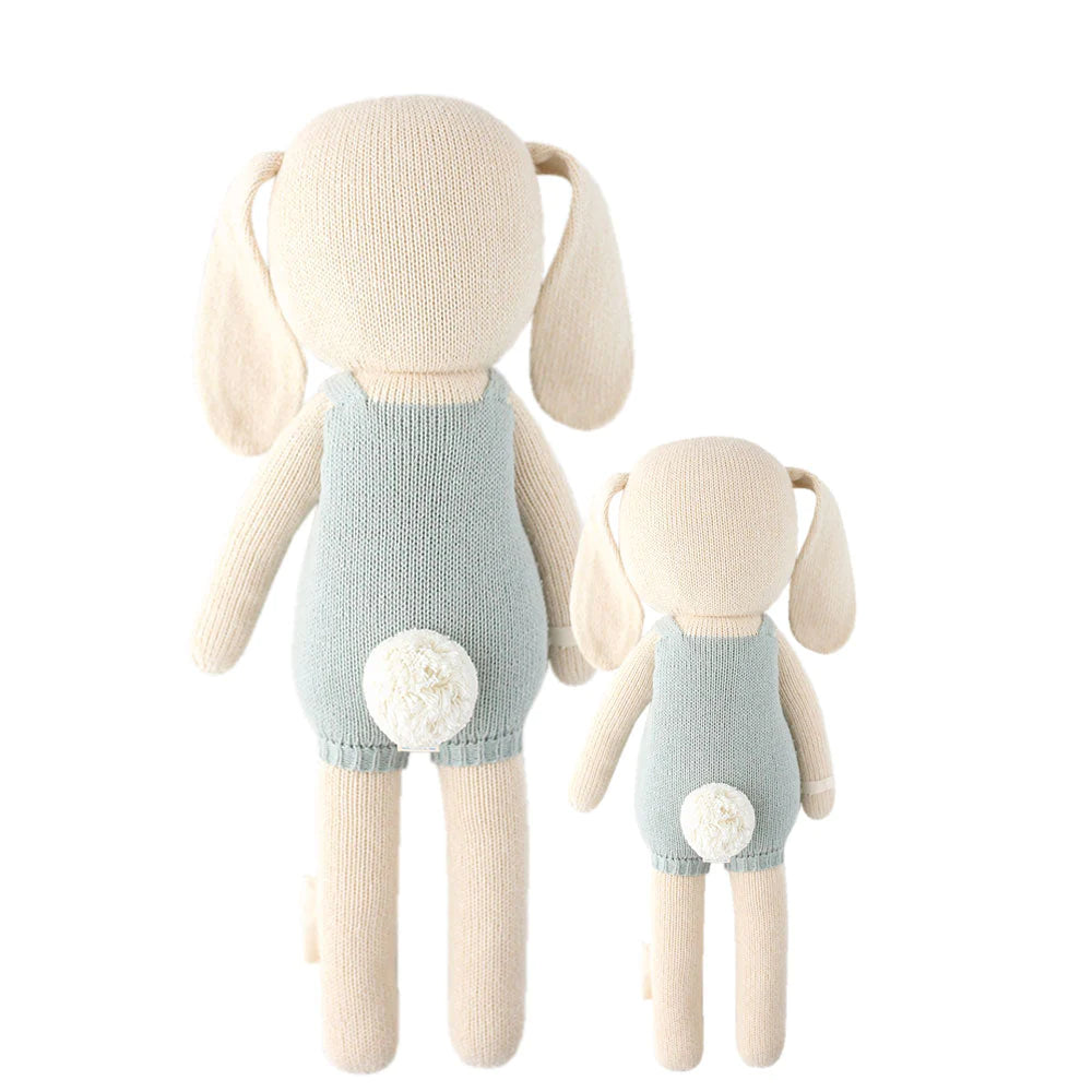 Cuddle And Kind Henry The Bunny - Handmade Knitted Stuffed Animal Toy for Kids, Perfect for Gifts, Bedtime Cuddles & Nursery Decor