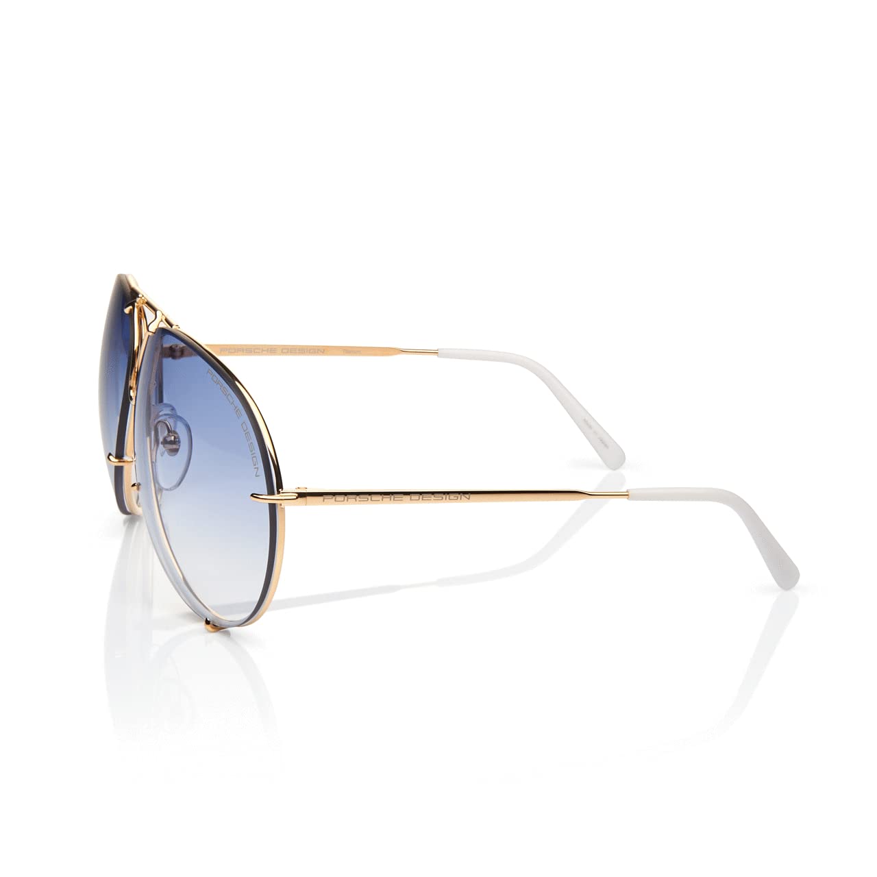 Porsche Design P8478 Aviator Sunglasses for Men & Women - Polarized UV Protection - Luxury Fashion Shades for Driving, Travel & Outdoor Activities
