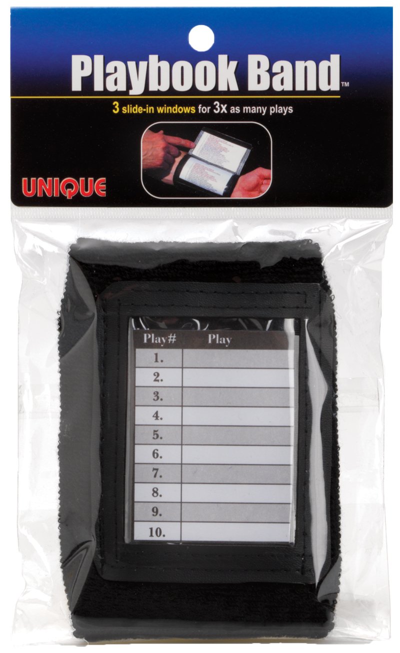 Unique Sports Youth Football Playbook Wristband - Waterproof Coaching Aid for Players & Coaches - Perfect for Practice, Games & Training Sessions
