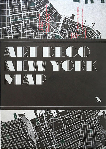 Vintage Art Deco New York City Map Poster - Wall Decor for Home, Office & Gifts - Perfect for Urban Art Lovers & Travel Enthusiasts