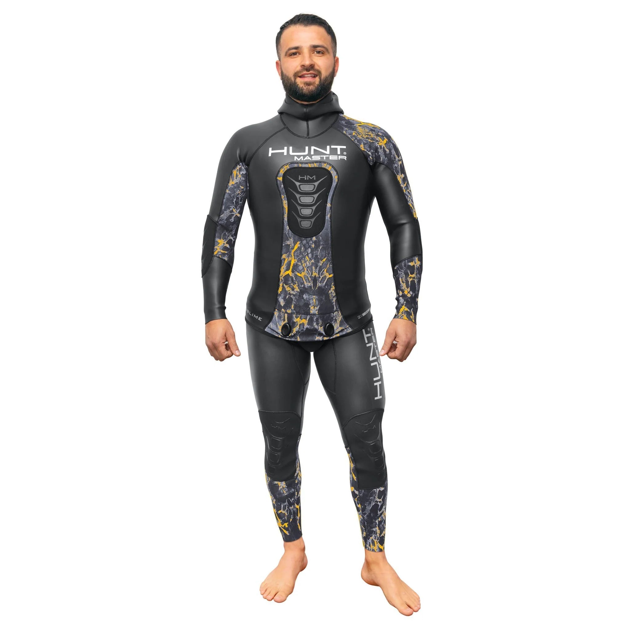 Hunt Master Sublime Smooth Skin Camo 2mm Wetsuit - 2 Piece Long John for Spearfishing & Free Diving | Warm & Flexible Neoprene for Cold Water Hunting