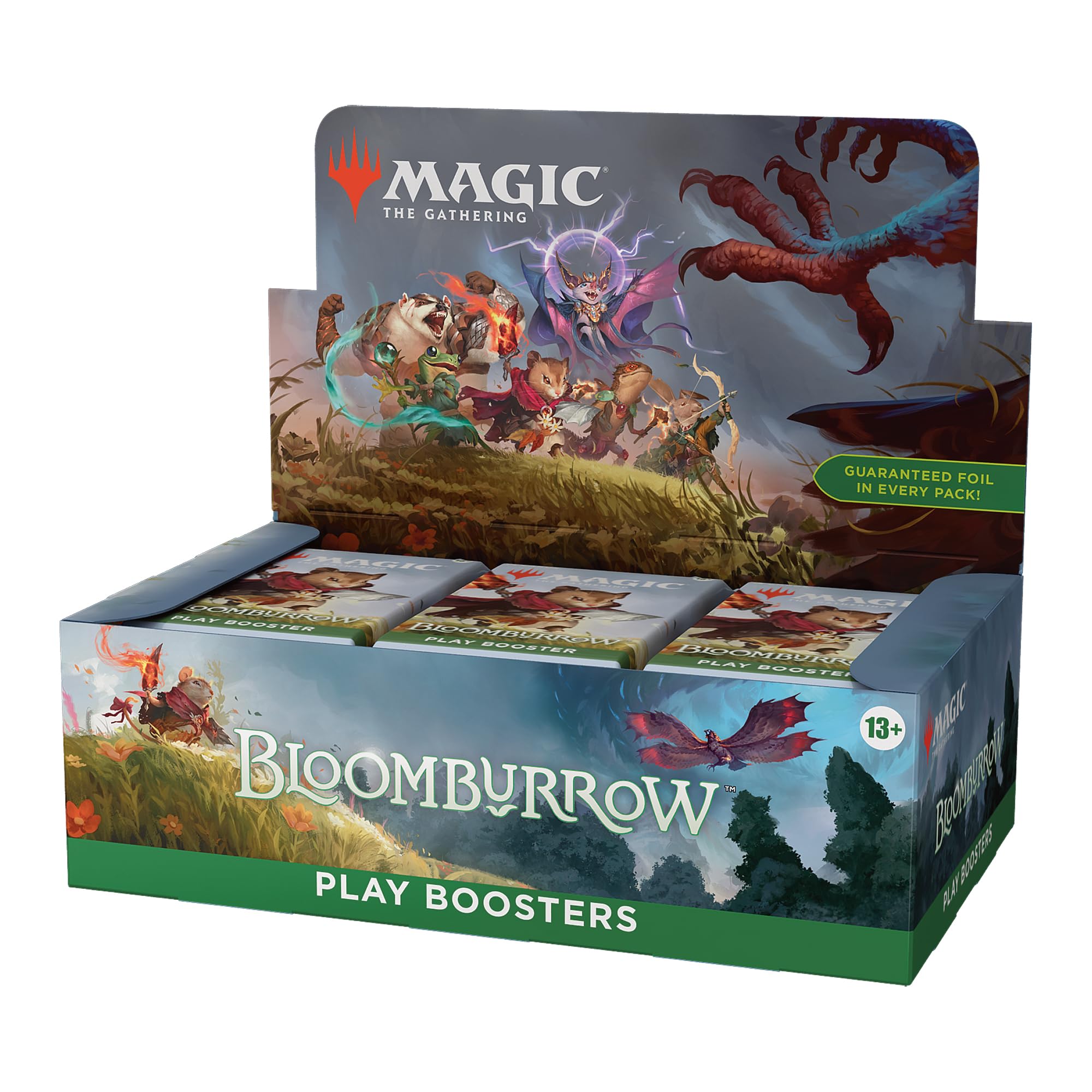 Magic: The Gathering Bloomburrow Play Booster Box - 36 Packs (504 MTG Cards) | Collectible Trading Card Game for Deck Building & Strategy Battles | Perfect for Game Nights & Tournaments