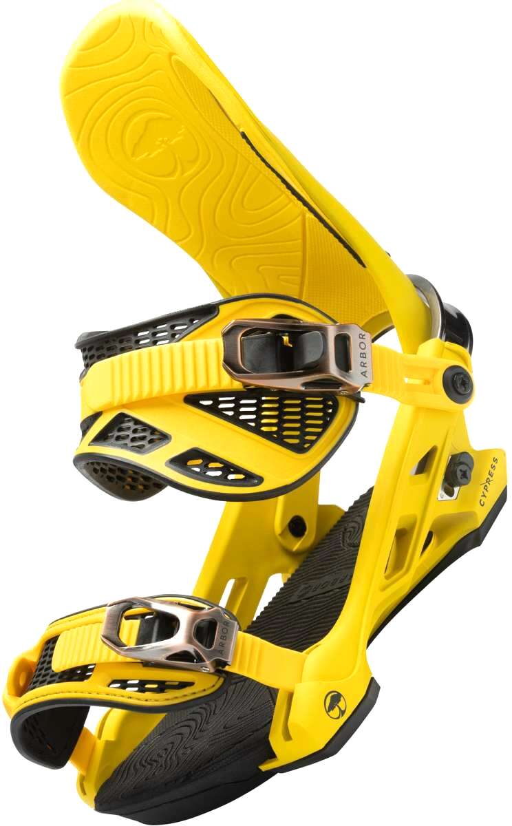 Arbor Cypress Snowboard Bindings 2023 - Premium Snowboard Bindings for All-Mountain Riding | Perfect for Freestyle, Powder & Park Performance