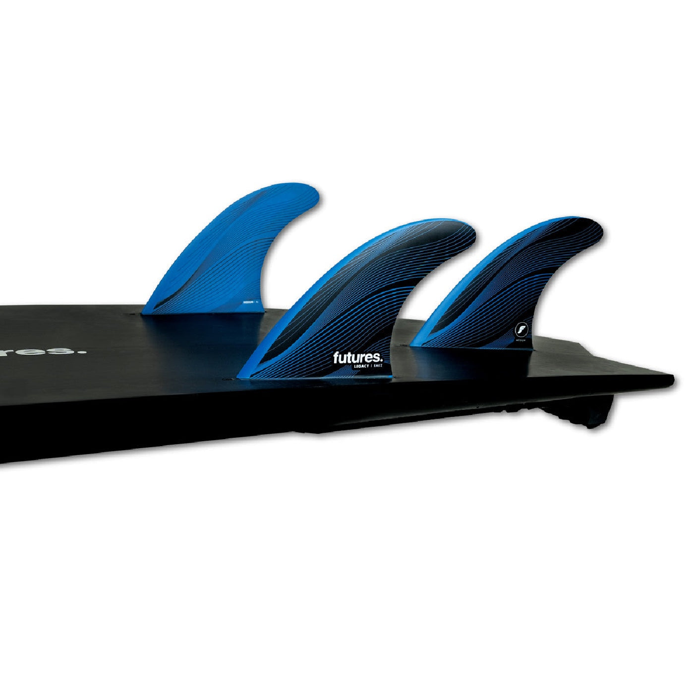 Futures Thruster R6 Legacy Series Surfboard Fin - High Performance Blue Surf Fin for Shortboards & Performance Surfing - Perfect for Waves, Competitions & Daily Surf Sessions