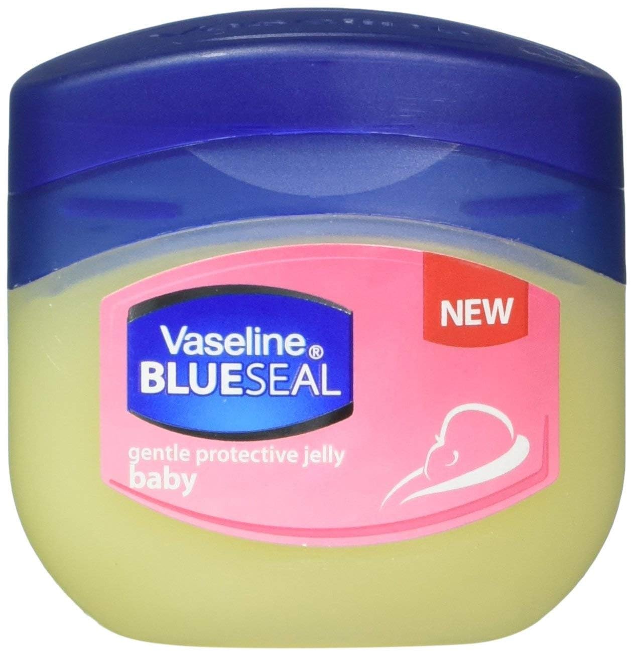 Vaseline Blue Seal Baby Jelly - 50ml | Hypoallergenic & Fragrance-Free | Perfect for Diaper Rash, Dry Skin & Baby Massage