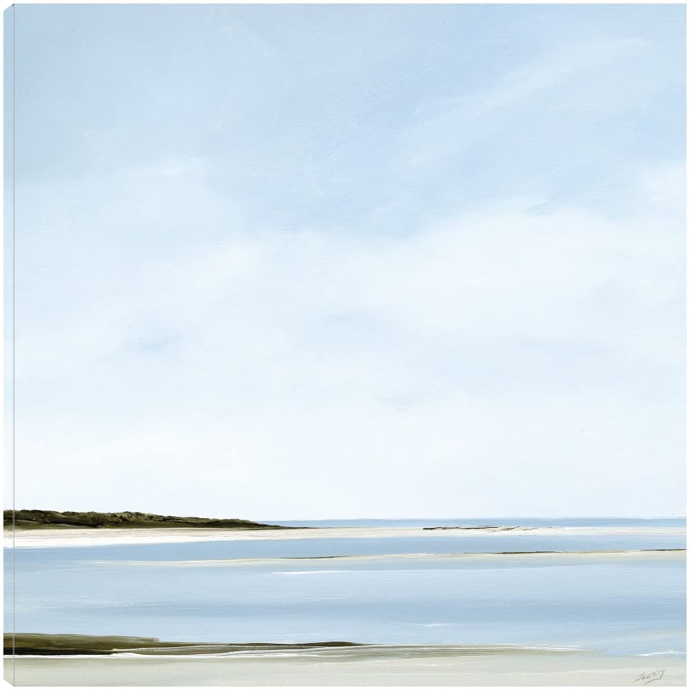 Fine Art Canvas Wall Decor by Artist Rick Fleury - Modern Abstract Painting for Living Room, Bedroom, Office & More - Ready to Hang 32x32 Inch - Perfect for Home Decor, Gifts & Interior Design