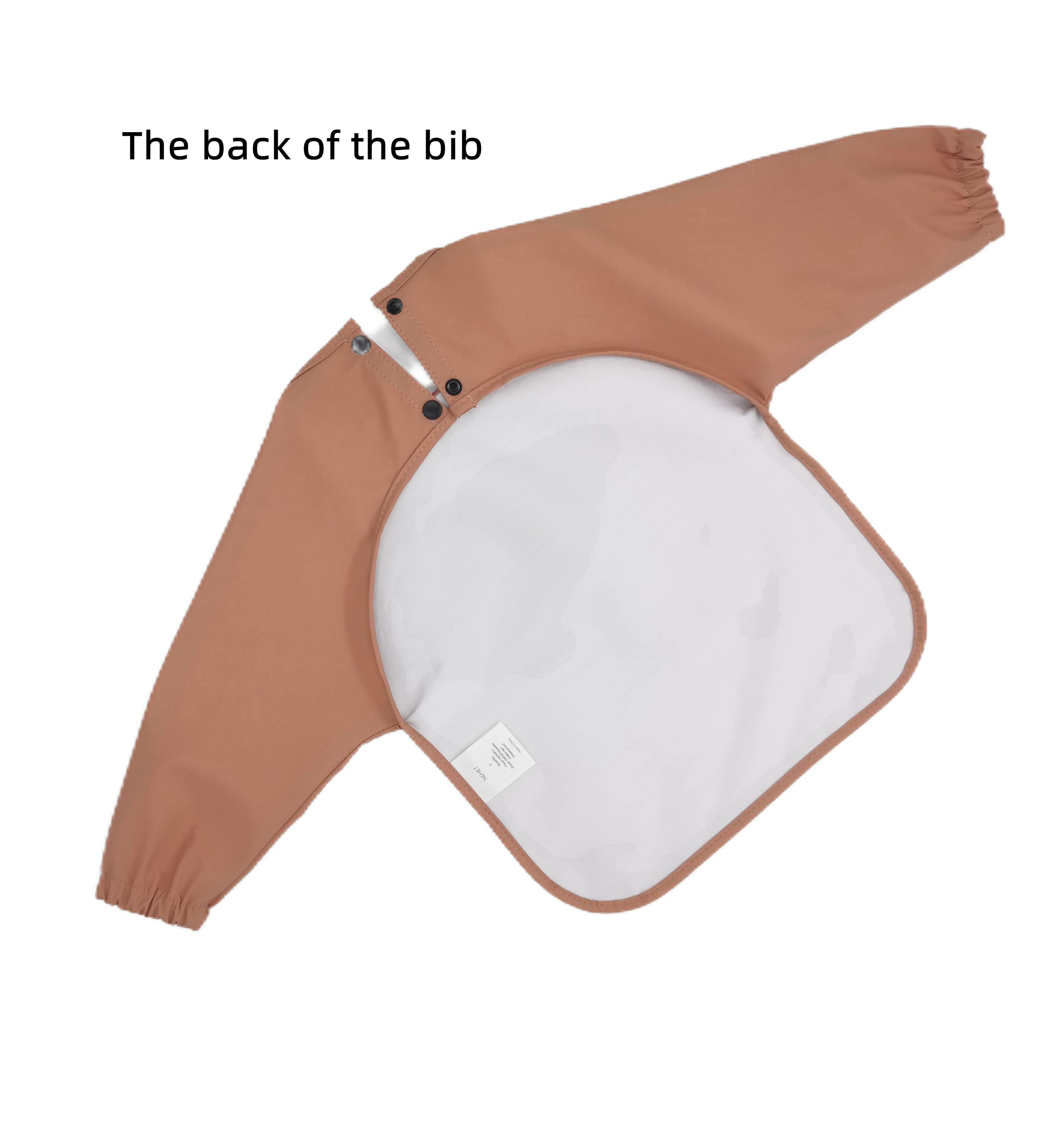 Waterproof Baby Bibs for Infants & Toddlers - Long Sleeve Feeding Bib with Food Catcher, Super Soft & Easy to Clean - Perfect for Messy Mealtime, Baby-Led Weaning & Toddler Feeding