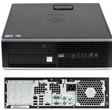 HP Compaq 8200 Elite Pro SFF Desktop PC - Intel Core i5-2400S Quad-Core 3.1GHz, 8GB RAM, 120GB SSD, Windows 10 Home, WiFi - Perfect for Home Office, Business & Everyday Computing