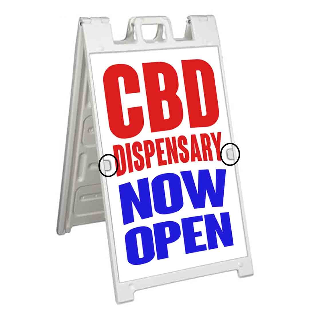 Premium CBD Dispensary A-Frame Sign (24