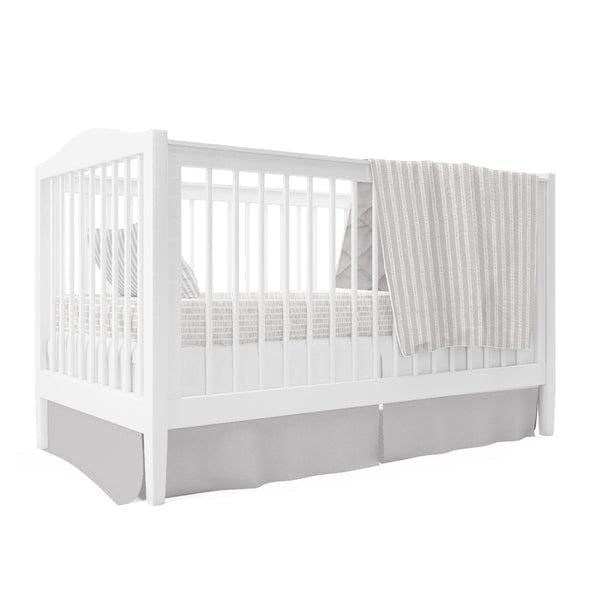 Elys & Co 4-Piece Baby Crib Bedding Set - Soft Cotton Crib Sheets, Fitted Crib Skirt, Bumper Pads - Perfect for Nursery Decor & Newborn Sleep Comfort