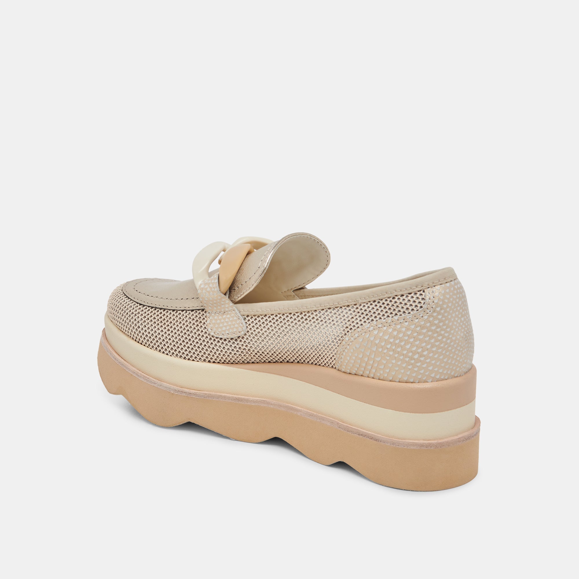 JAKSEN Gold Mesh Sneakers for Women - Lightweight Comfortable Walking Shoes - Perfect for Running, Gym, and Casual Wear