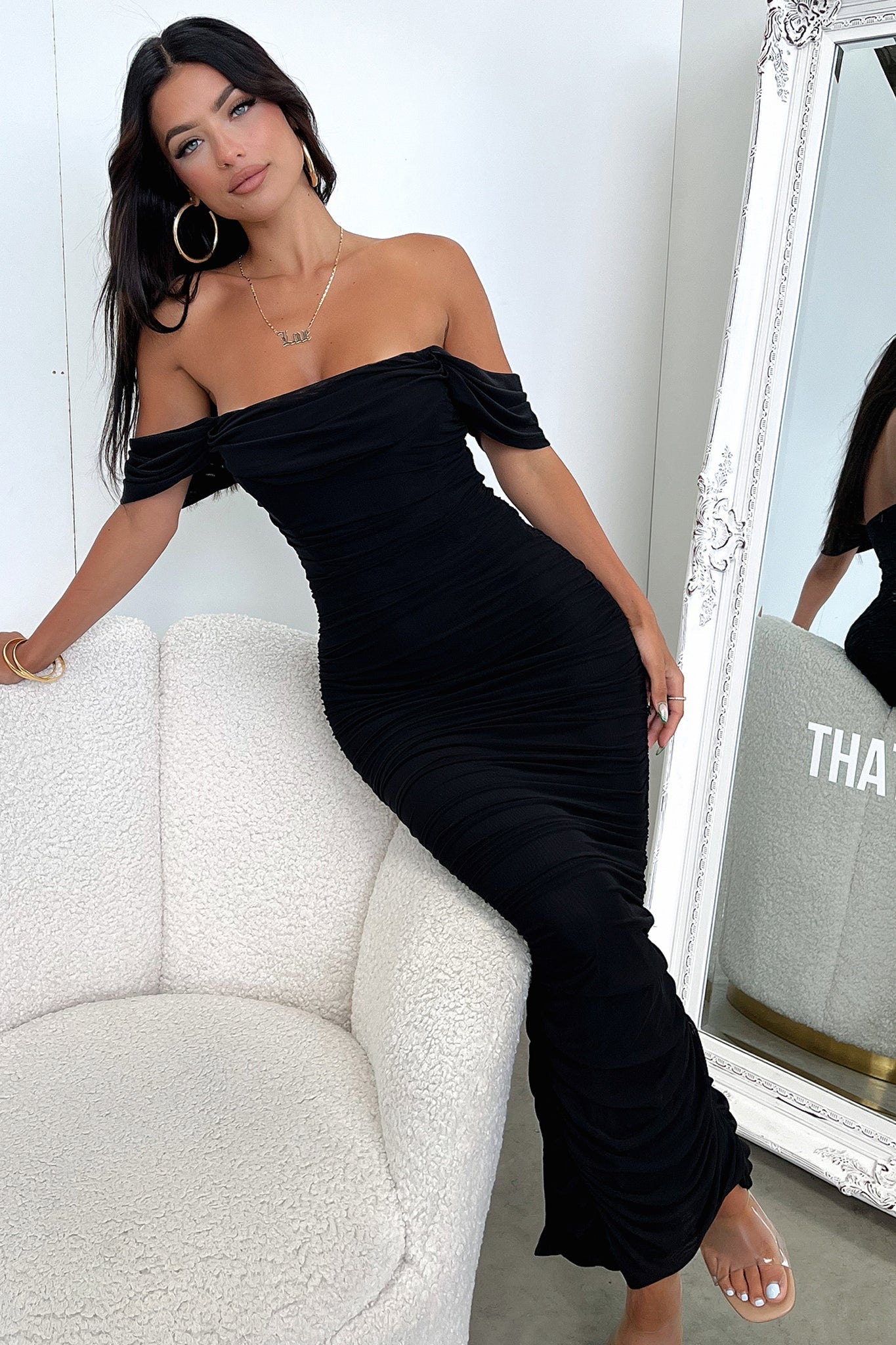 Lucinda Maxi Dress - Elegant Black Long Dress for Women | Perfect for Summer, Beach, Parties & Casual Wear