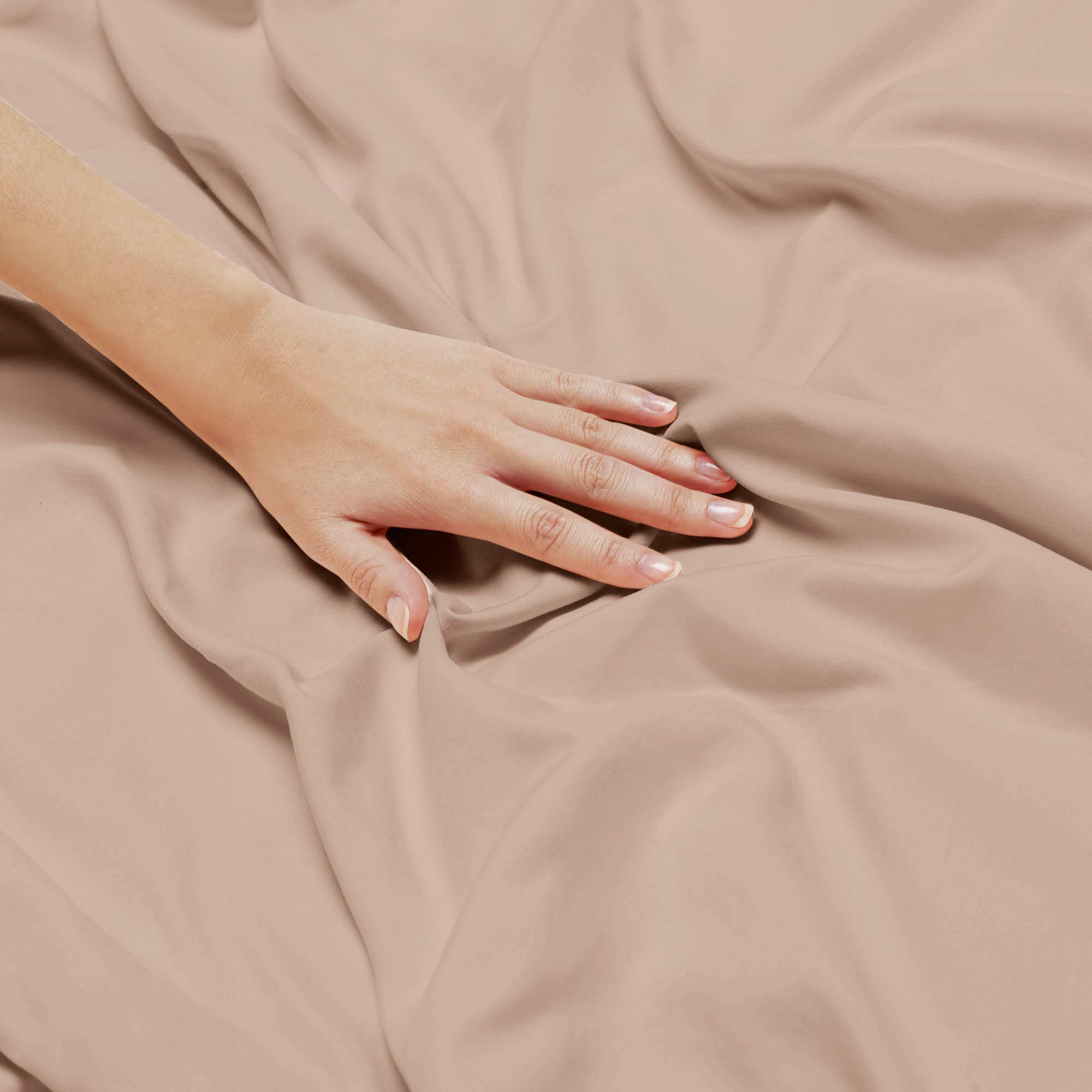 Premium Taupe Twin Size Duvet Cover - 100% Cotton 800 Thread Count with Button Closure & Corner Ties (68x90 Inches) | Soft & Breathable Comforter Cover for Bedroom, Guest Room & Dorm | Easy Care & Wrinkle Resistant