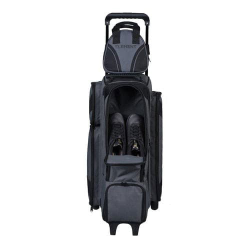 Premium 3-5 Ball Roller Bowling Bag with Stone Black Design - Durable & Stylish for League Play, Tournaments & Practice Sessions