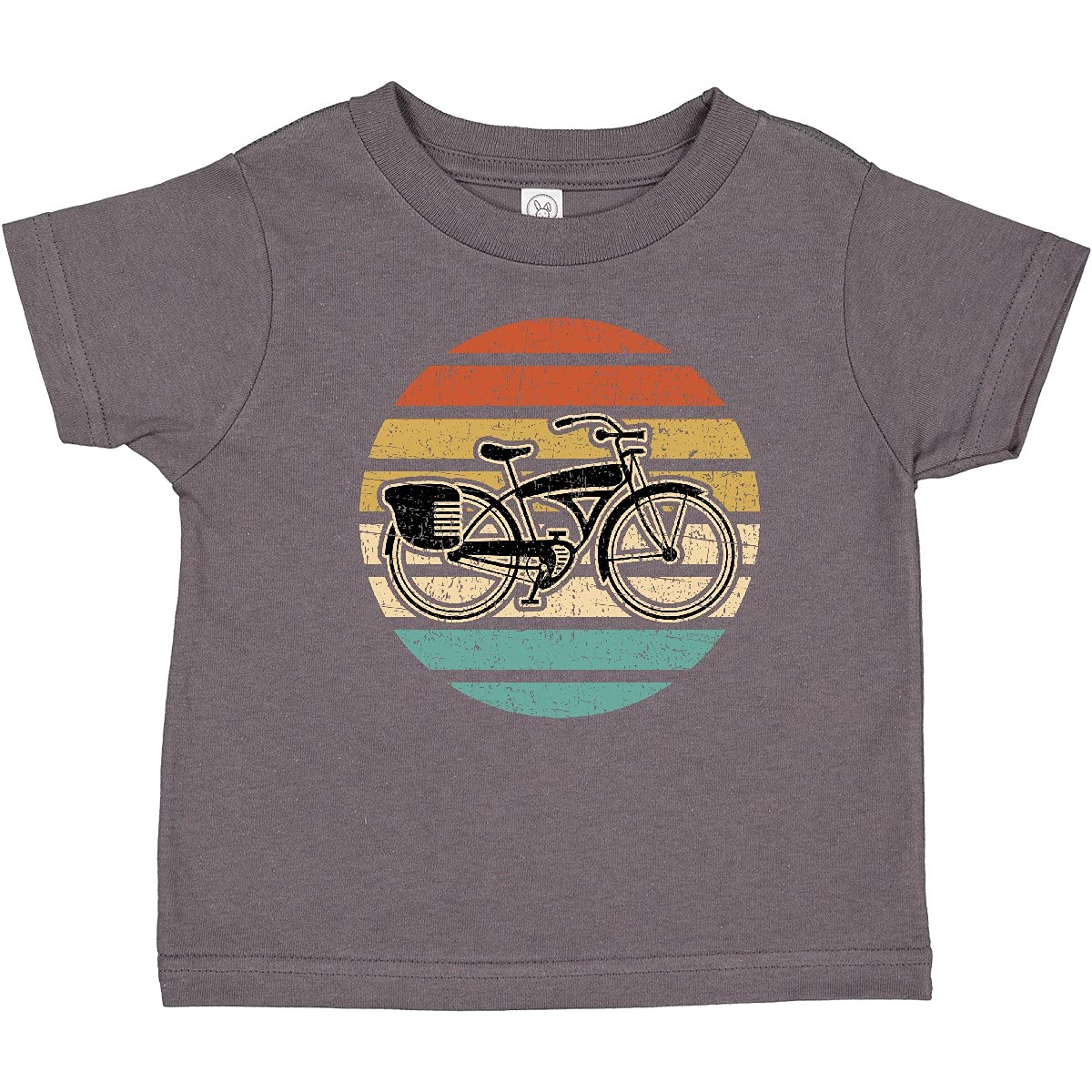 Inktastic Vintage Bicycle Cycling T-Shirt for Toddlers - Comfortable Cotton Kids Tee for Bike Lovers, Outdoor Activities & Casual Wear