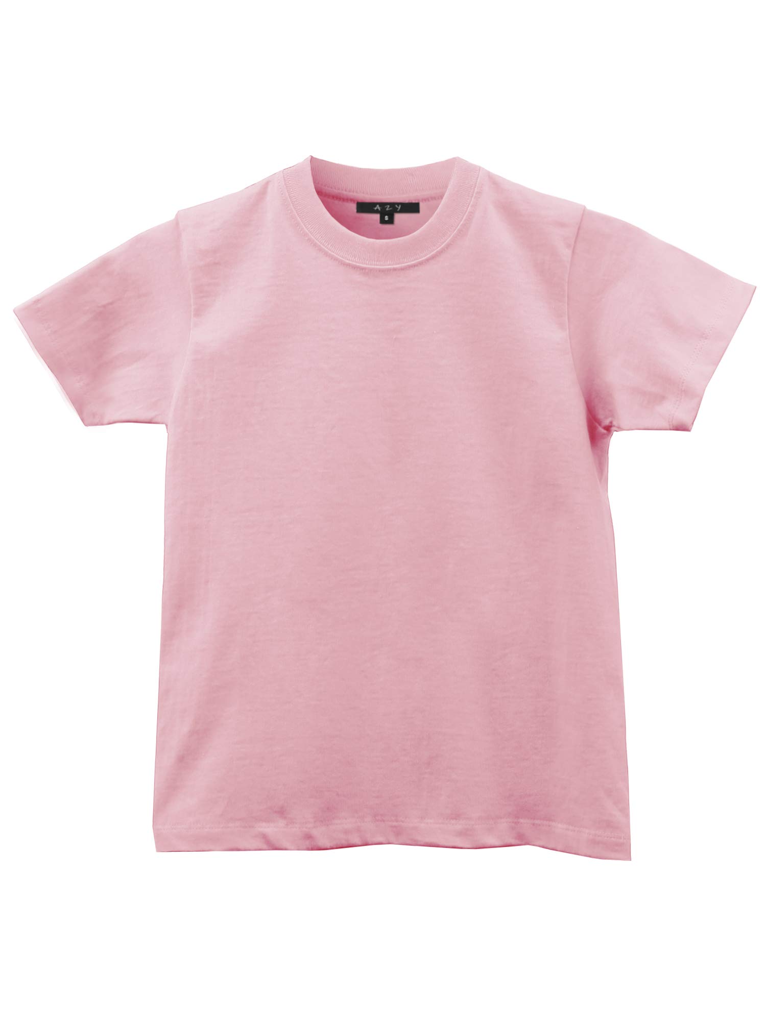 A2Y Kids Heavy Cotton Crew Neck T-Shirts for Boys & Girls - Soft Breathable Playwear for School, Sports & Everyday Activities