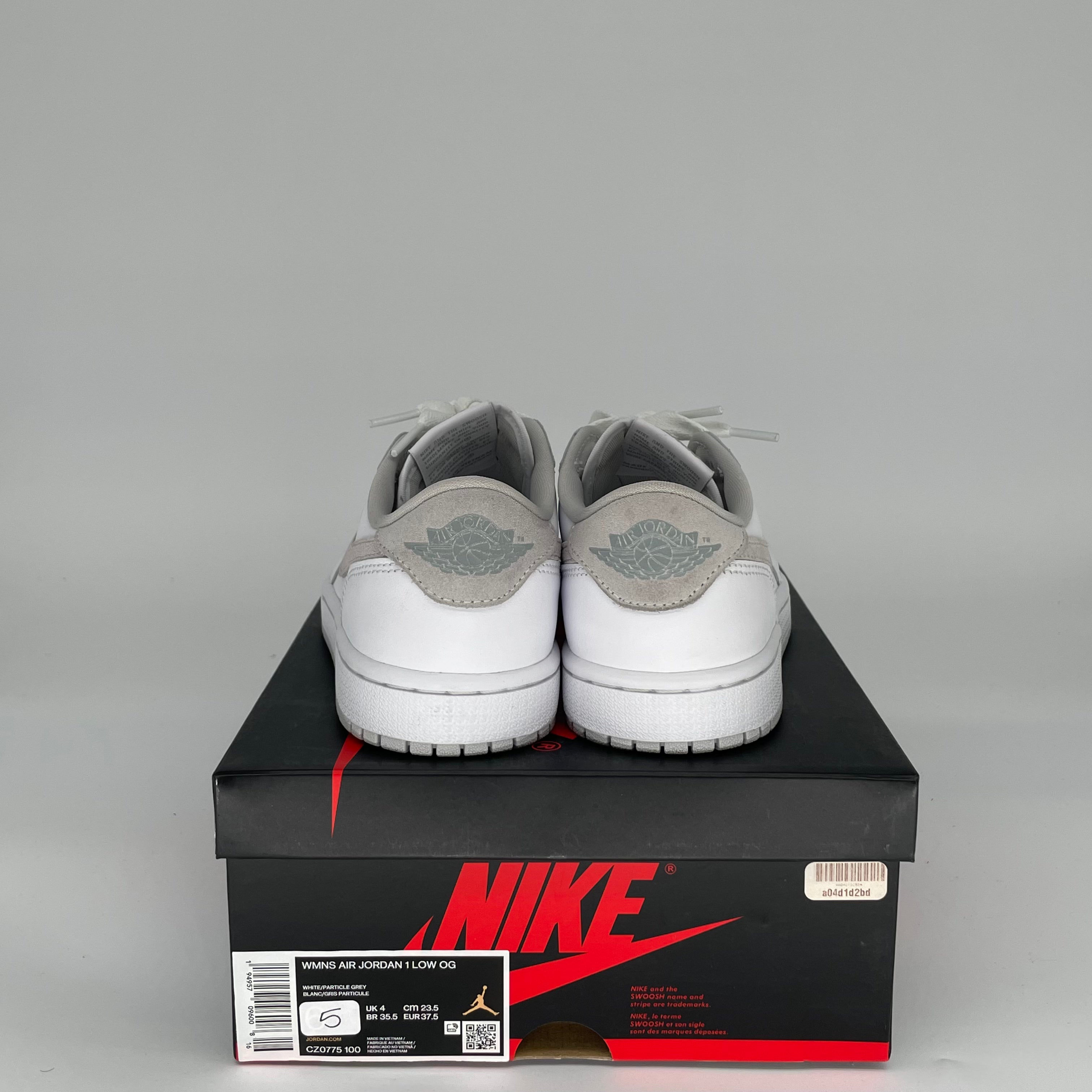 AIR JORDAN 1 LOW NEUTRAL GREY Womens Size 5 Sneakers CZ0775-100 - Perfect for Casual Wear, Street Style & Everyday Comfort