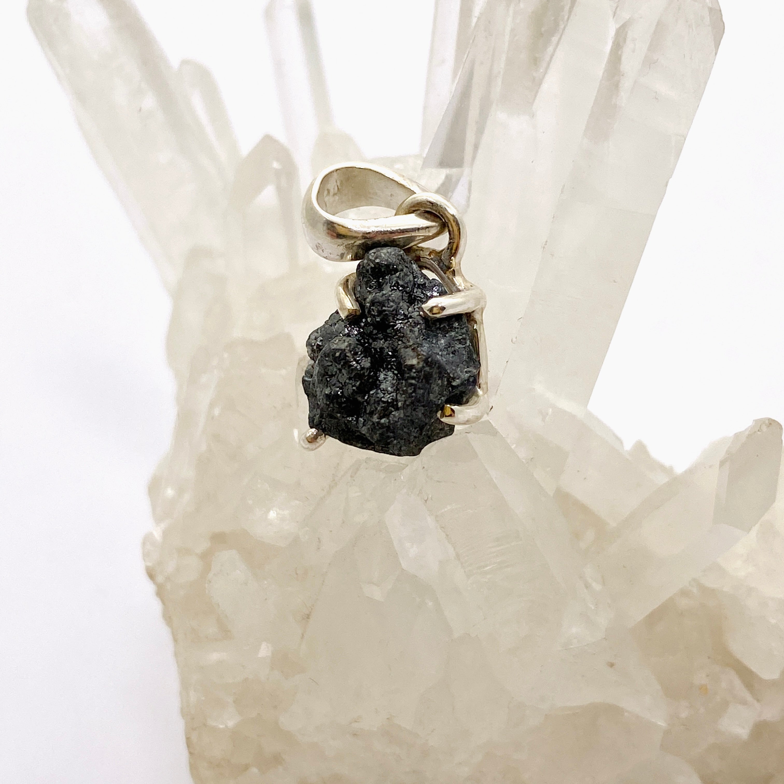 Natural Rough Diamond Freeform Raw Pendant Necklace - 925 Sterling Silver Jewelry PPGJ1039 for Boho Chic & Everyday Wear