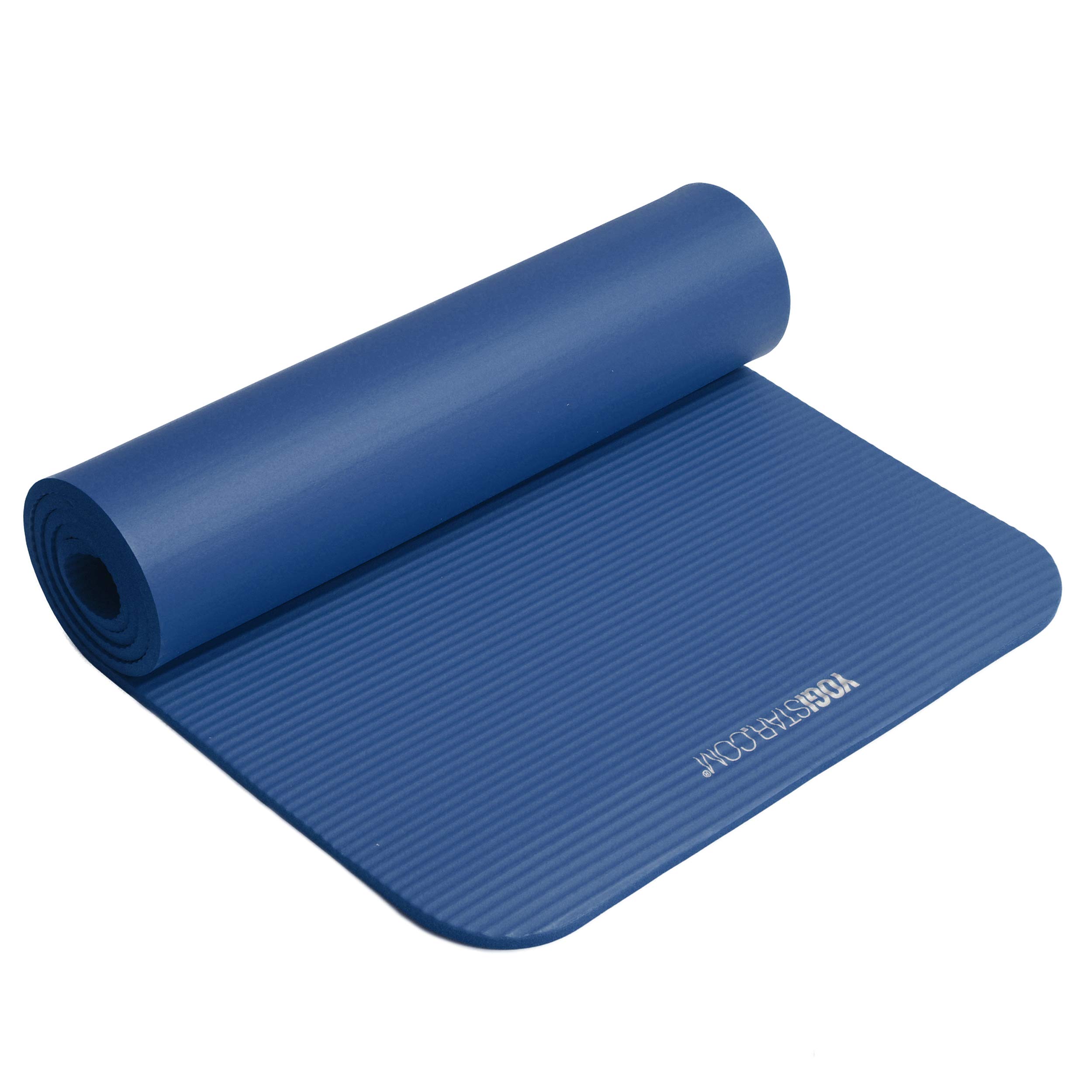 Yogistar Premium Non-Slip Fitness Mat for Home Gym, Yoga & Pilates - Extra Thick Exercise Mat for Men & Women - Perfect for Workouts, Stretching and Floor Exercises