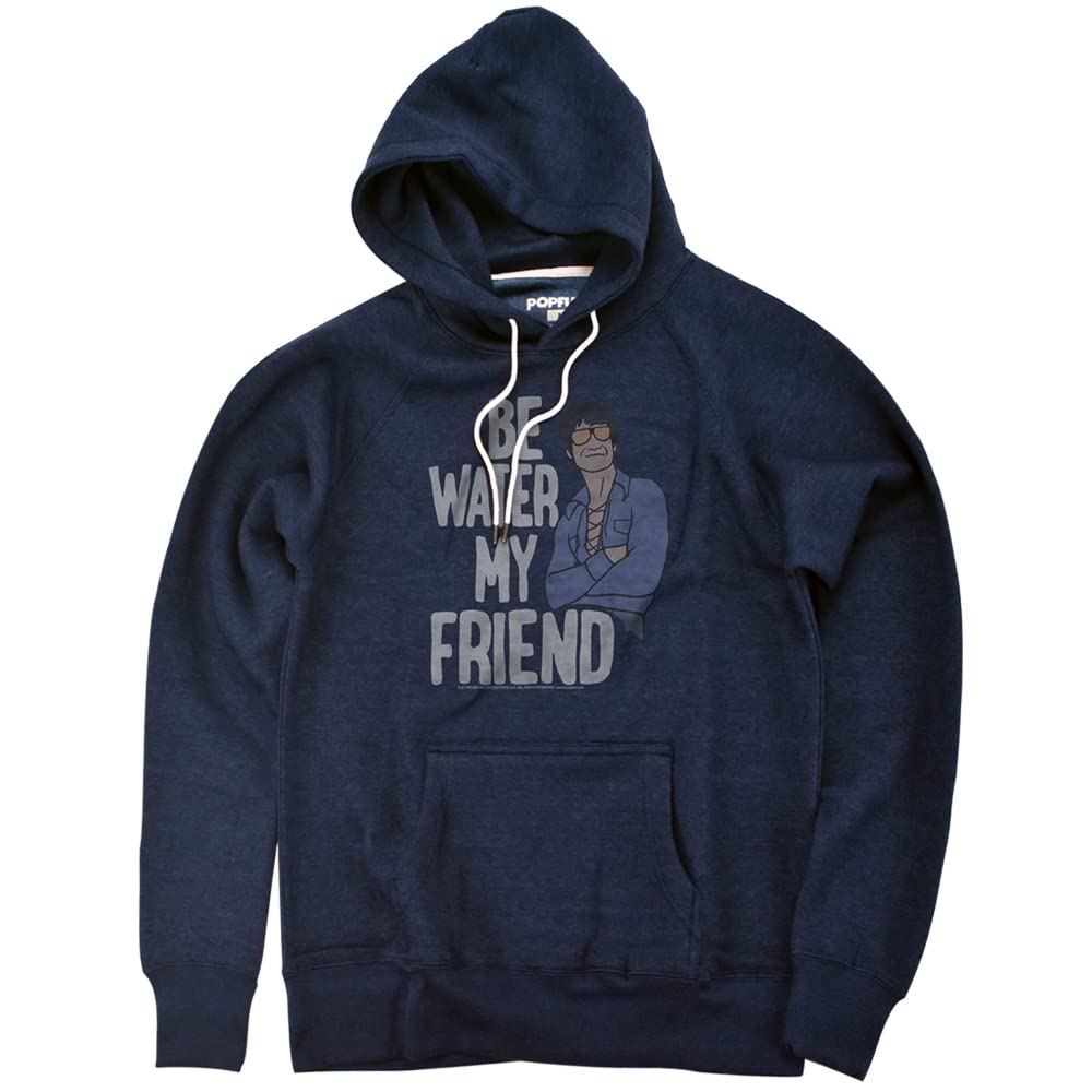 Popfunk Bruce Lee The Shapeless Official Premium Ultrasoft Tri-Blend Hoodie - Martial Arts Inspired Streetwear for Fans & Collectors | Perfect for Casual Wear, Gym & Outdoor Activities