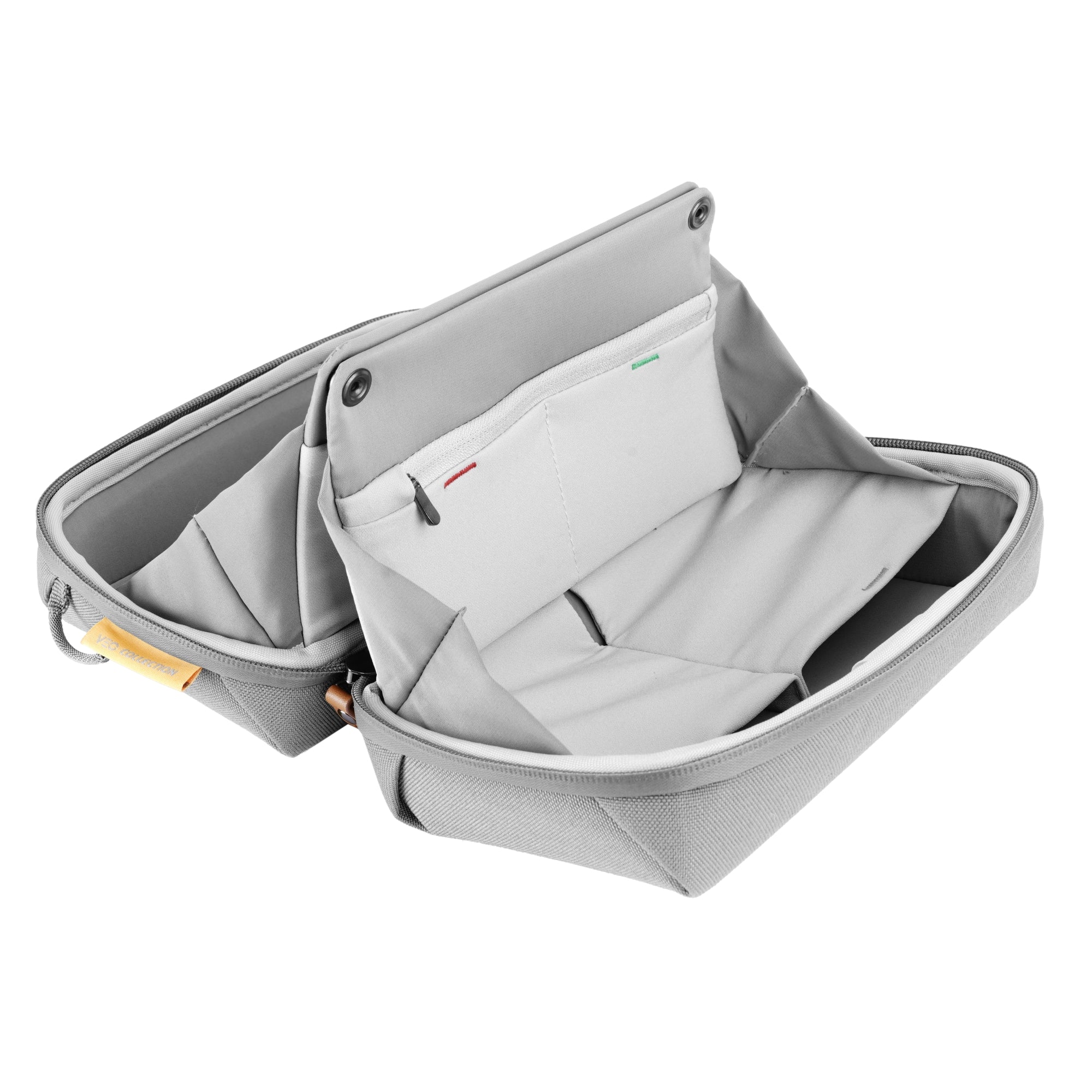 VEO City TP23 GY Tech Bag - Waterproof Laptop Backpack for Men & Women, Durable Gray Computer Bag for Work, Travel & School - Perfect for Business Professionals & College Students