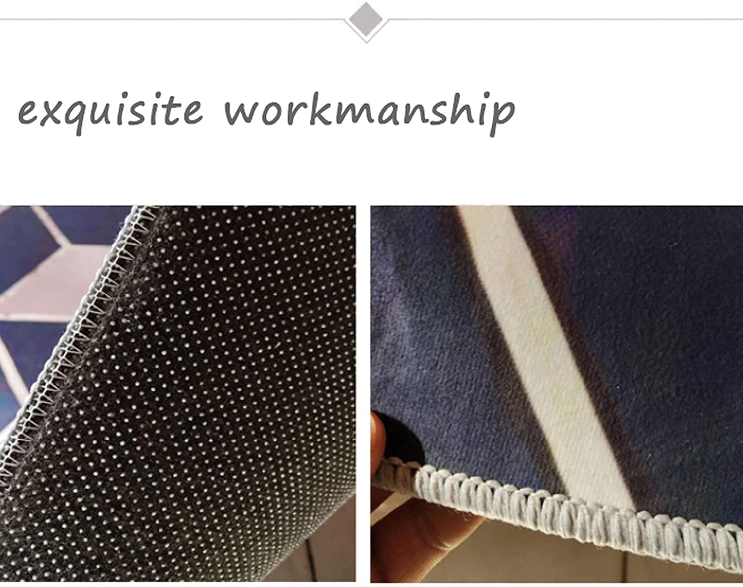 39 Inch Heavy Duty Non-Slip Office Chair Mat for Hardwood & Tile Floors - Low Pile Multi-Purpose Desk Chair Rug, Computer Chair Mat & Indoor Doormat - Perfect for Home Office, Bathroom Entrance & High-Traffic Areas