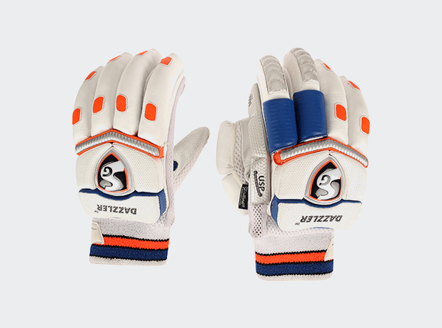Premium SG Dazzler Cricket Batting Gloves - Professional Grade Protection for Batsmen - Perfect for Practice & Competitive Matches