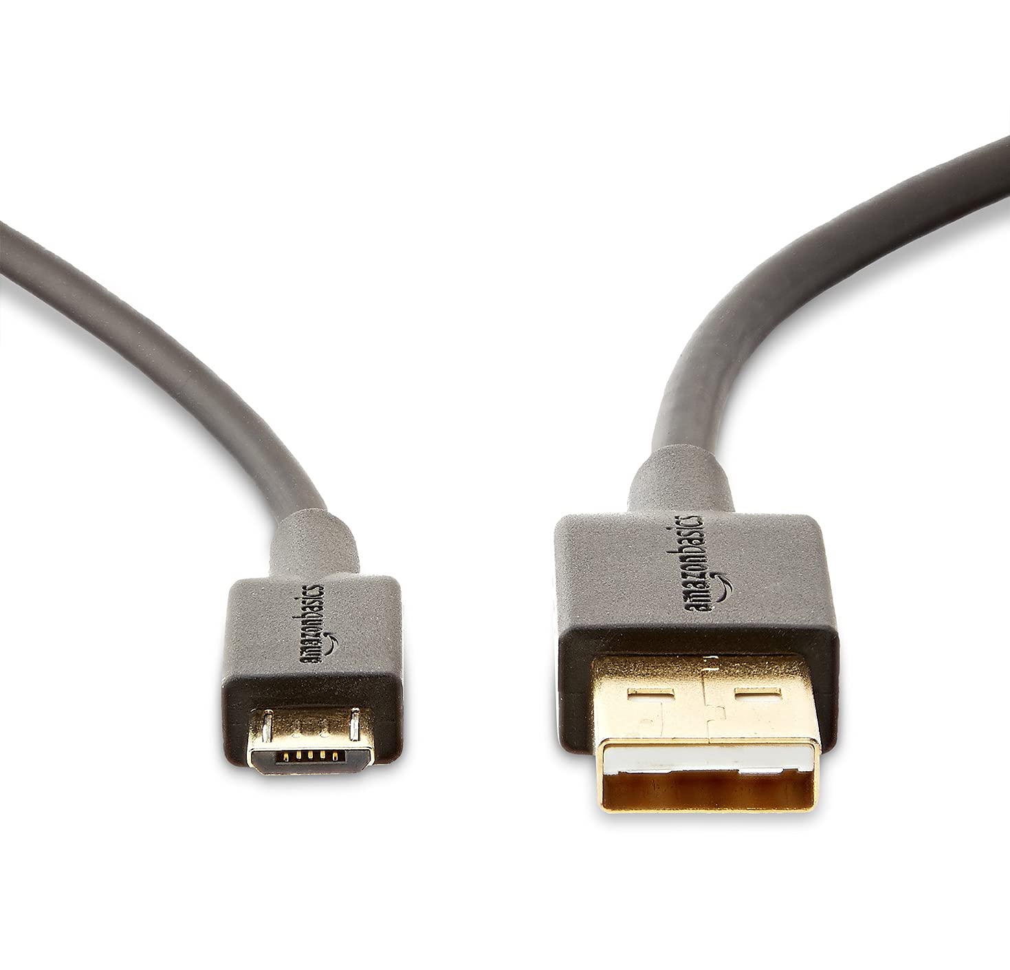 Amazon Basics Double Braided Nylon USB 2.0 A to Micro B Charger Cable - 10 Feet, Dark Grey - Fast Charging & Durable for Smartphones, Tablets, Cameras - Home, Office, Travel Use    Amazon Basics USB 2.0 A-Male to Micro B Charger Cable (2 Pack) - 6 Feet, Black - High-Speed Data Sync & Charging for Android Devices - Perfect for Car, Bedroom, Workstation