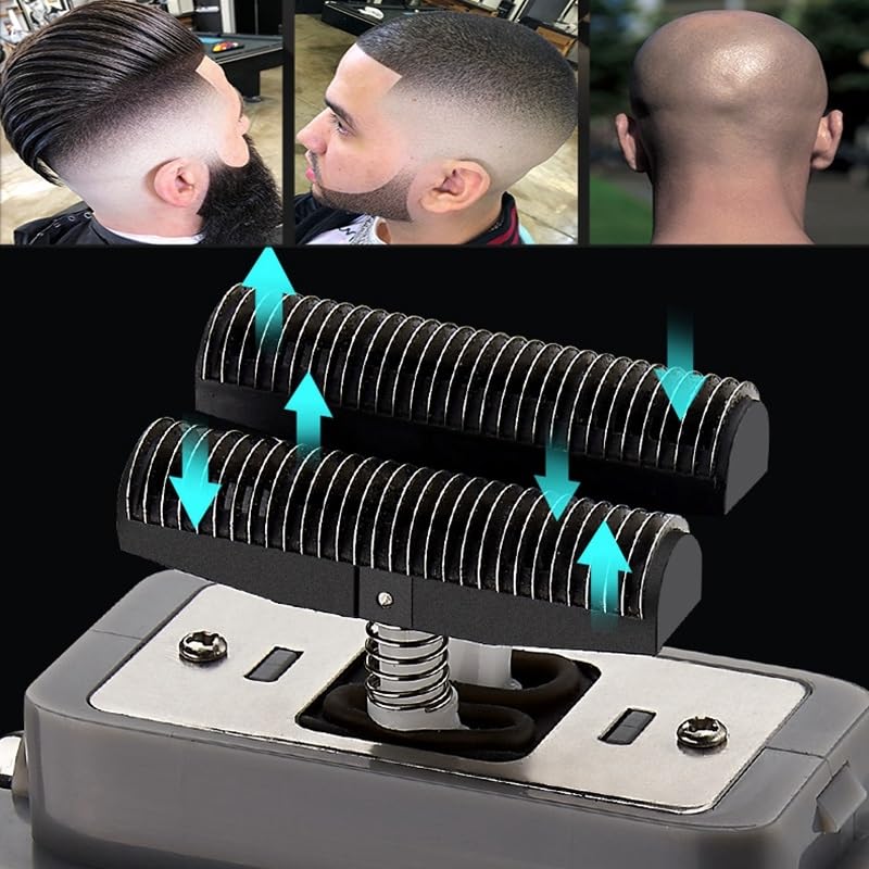 Premium Cordless Electric Razor for Men - Rechargeable Metal Body Wet/Dry Beard Trimmer with Washable Design - Perfect for Travel, Gym & Daily Grooming (Silver)
