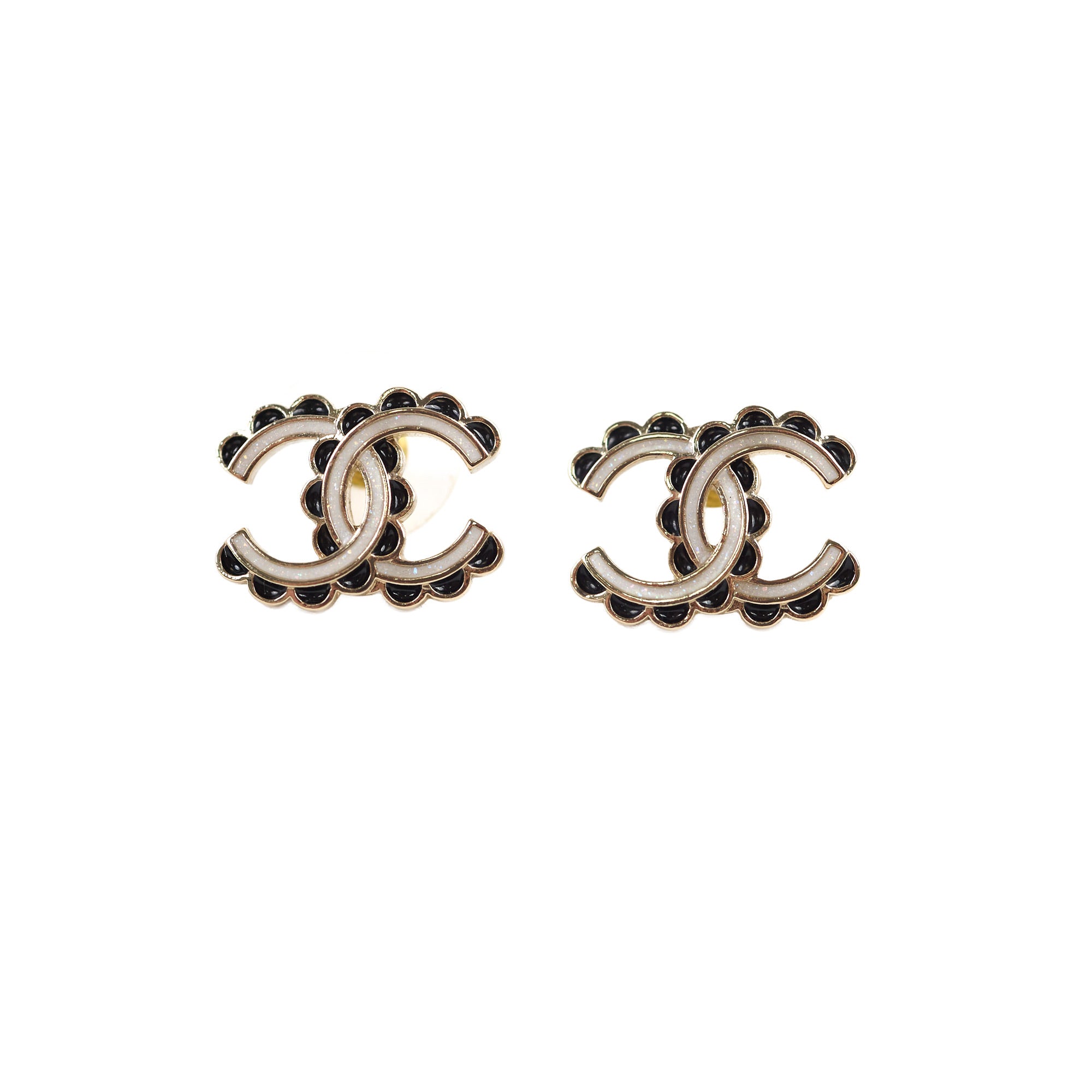 Chanel CC Logo Earrings - Fashion Costume Jewelry for Women - Perfect for Parties, Weddings & Everyday Wear