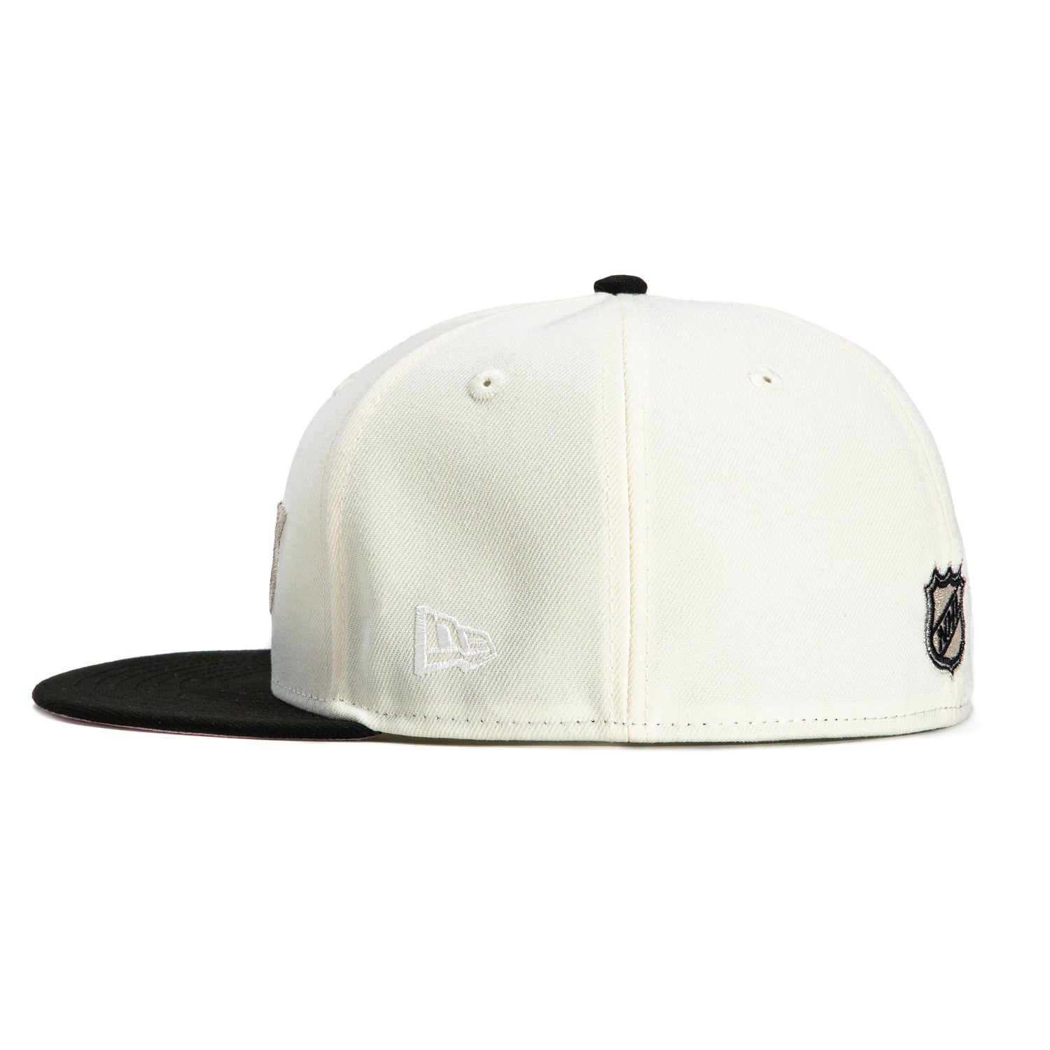 New Era 59Fifty Los Angeles Kings 2014 Stanley Cup Patch Snapback Hat - White, Black & Silver | Official NHL Licensed Baseball Cap for Sports Fans & Streetwear Fashion